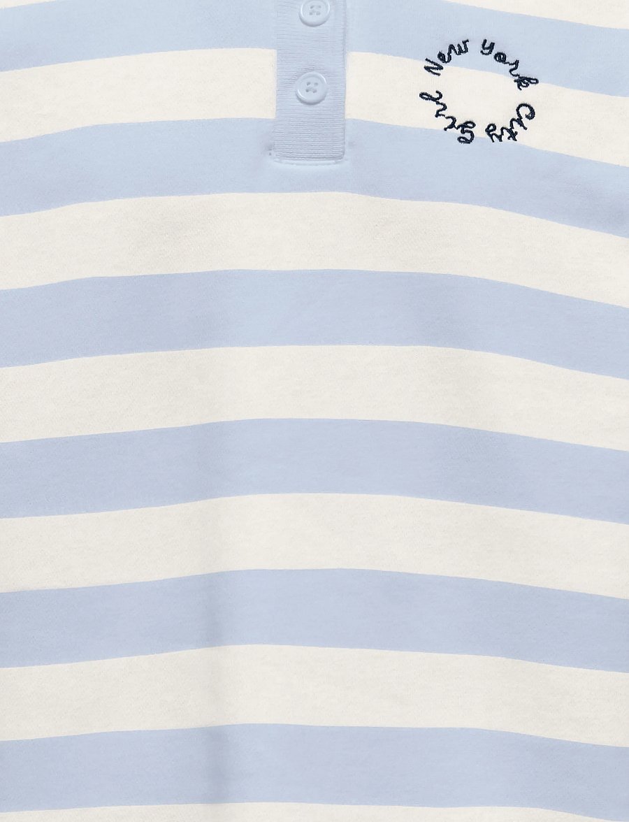 Kids Only - KOGESTHER L/S POLO EMB VD SWT - langerma pólóbolir - soft chambray - 2
