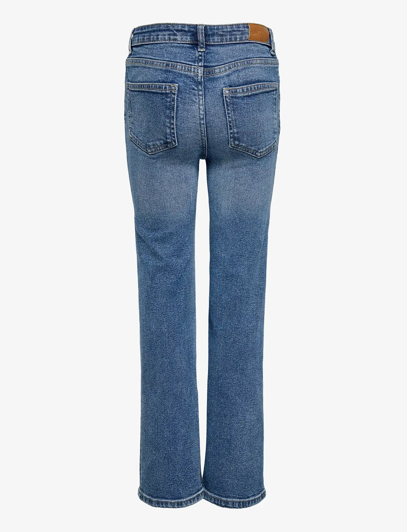 Kids Only - KOGJUICY WIDE LEG PINTUCK DNM AZG - hosen mit weitem bein - medium blue denim - 2