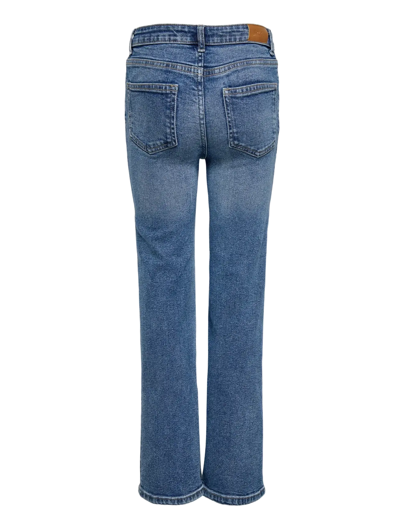 Kids Only - KOGJUICY WIDE LEG PINTUCK DNM AZG - wide leg jeans - medium blue denim - 2