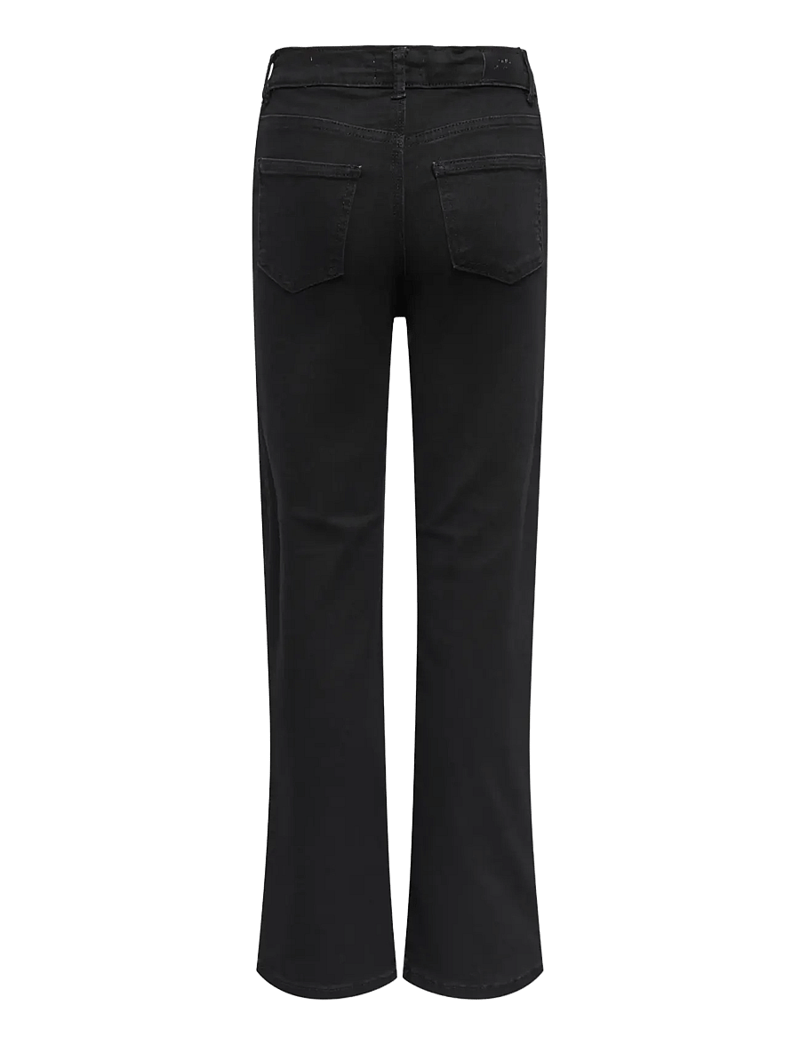 Kids Only - KOGMADISON BLUSH HW WIDE DIA1099 NOOS - szerokie dżinsy - washed black - 2