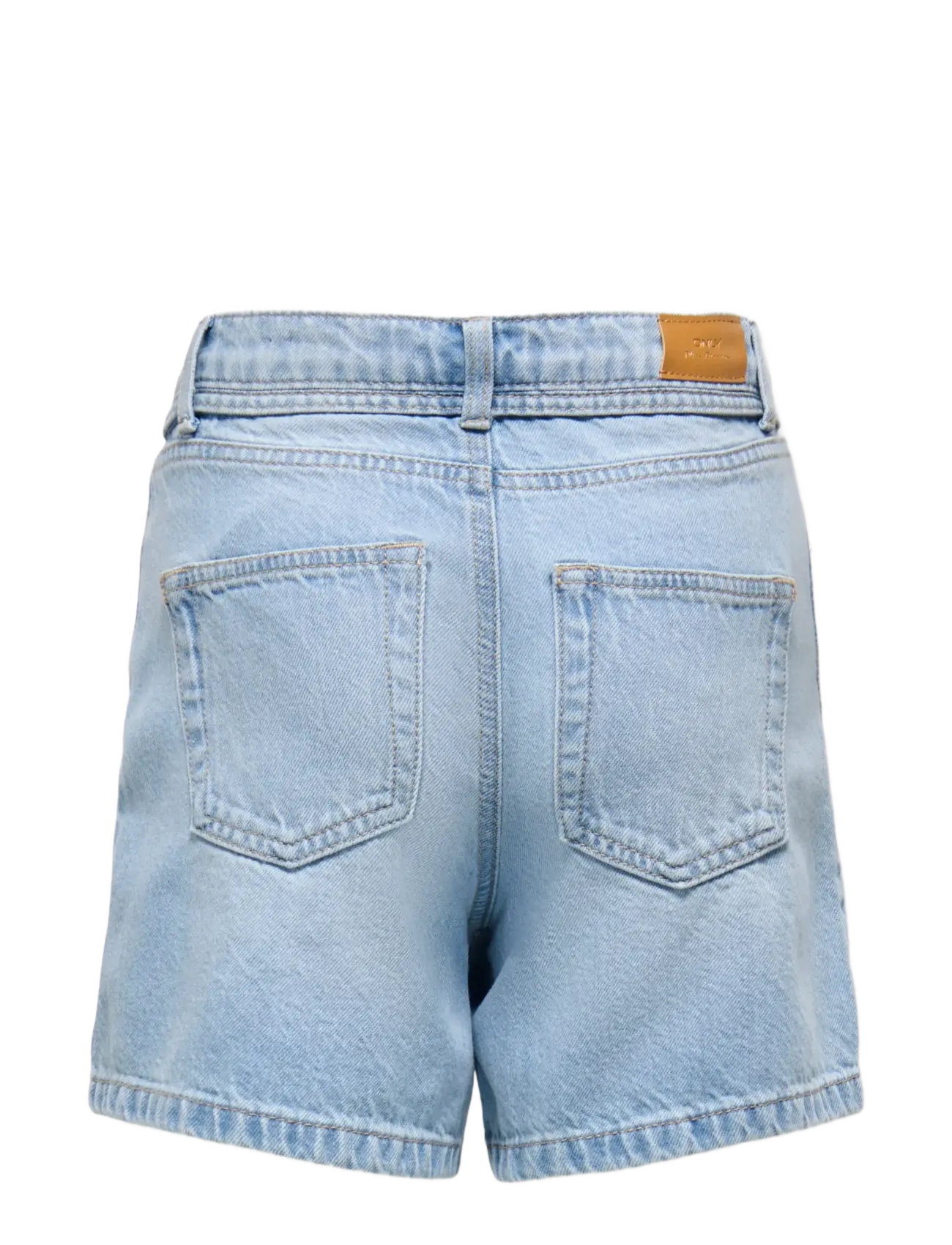 Kids Only - KOGGIANNA HW BELT SHORTS PIMBOX DNM NOOS - denimshorts - light blue denim - 2