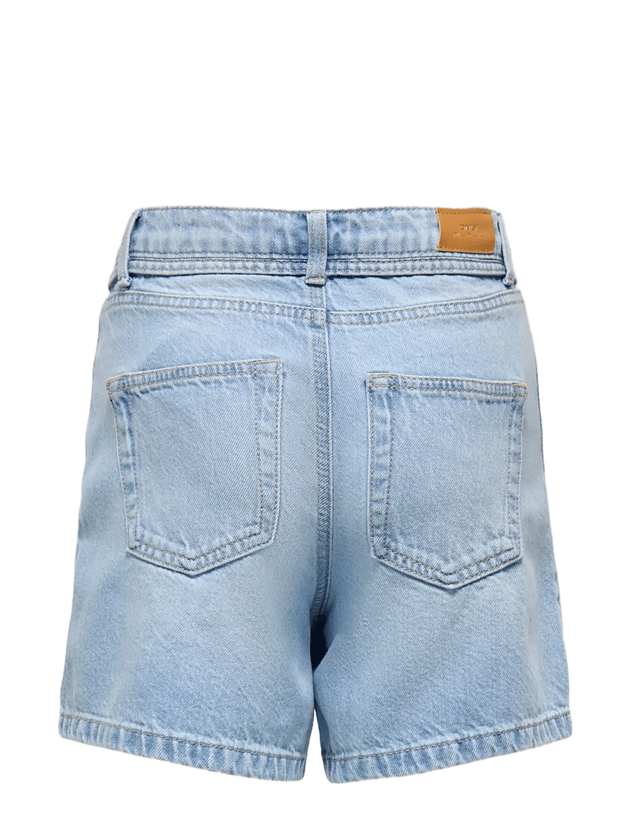 Kids Only - KOGGIANNA HW BELT SHORTS PIMBOX DNM NOOS - lühikesed teksapüksid - light blue denim - 2