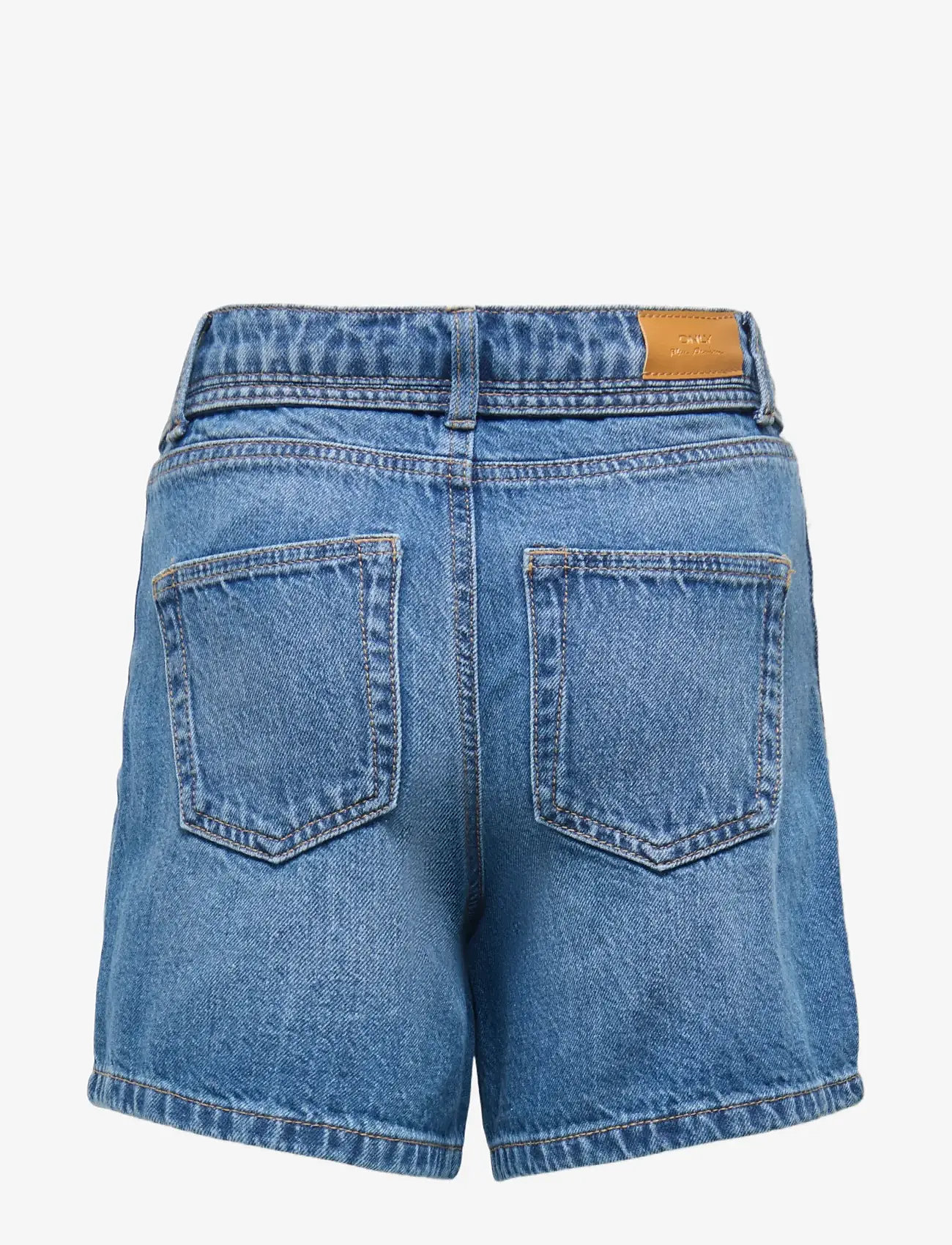 Kids Only - KOGGIANNA HW BELT SHORTS PIMBOX DNM NOOS - jeansshorts - medium blue denim - 2
