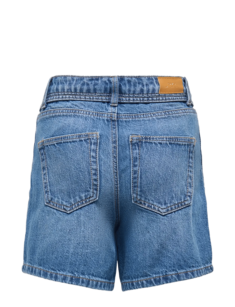 Kids Only - KOGGIANNA HW BELT SHORTS PIMBOX DNM NOOS - jeansshorts - medium blue denim - 2