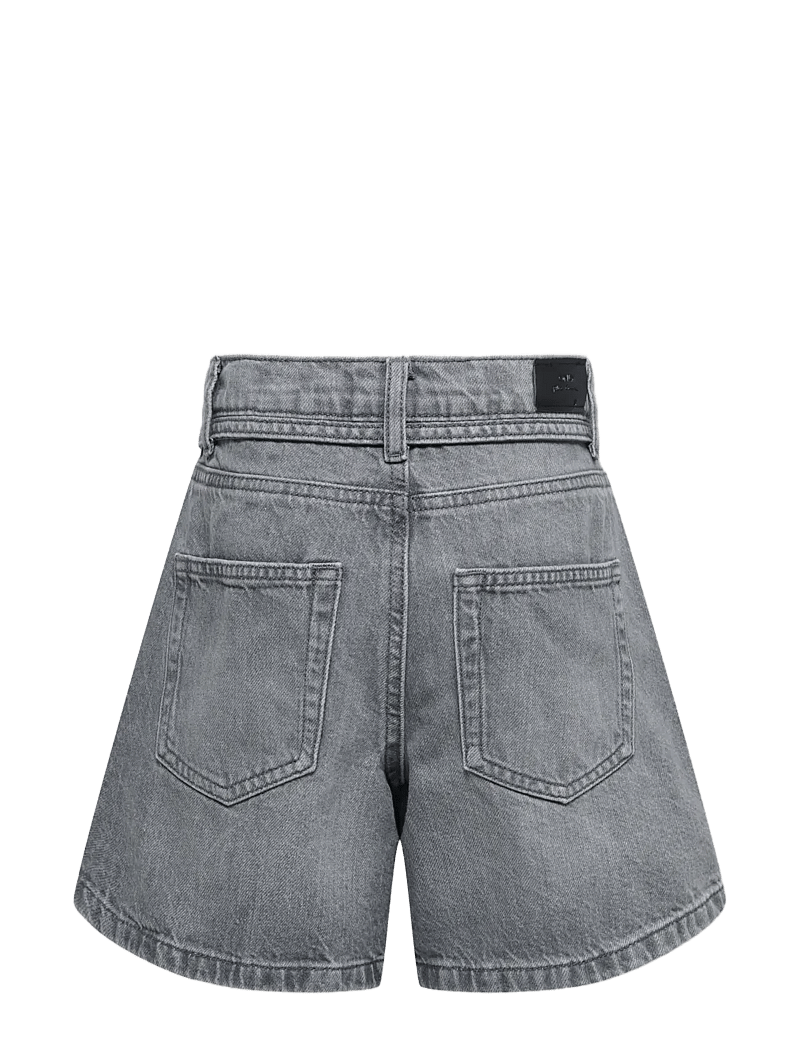 Kids Only - KOGGIANNA HW BELT SHORTS PIMBOX DNM NOOS - jeansshorts - medium grey denim - 2