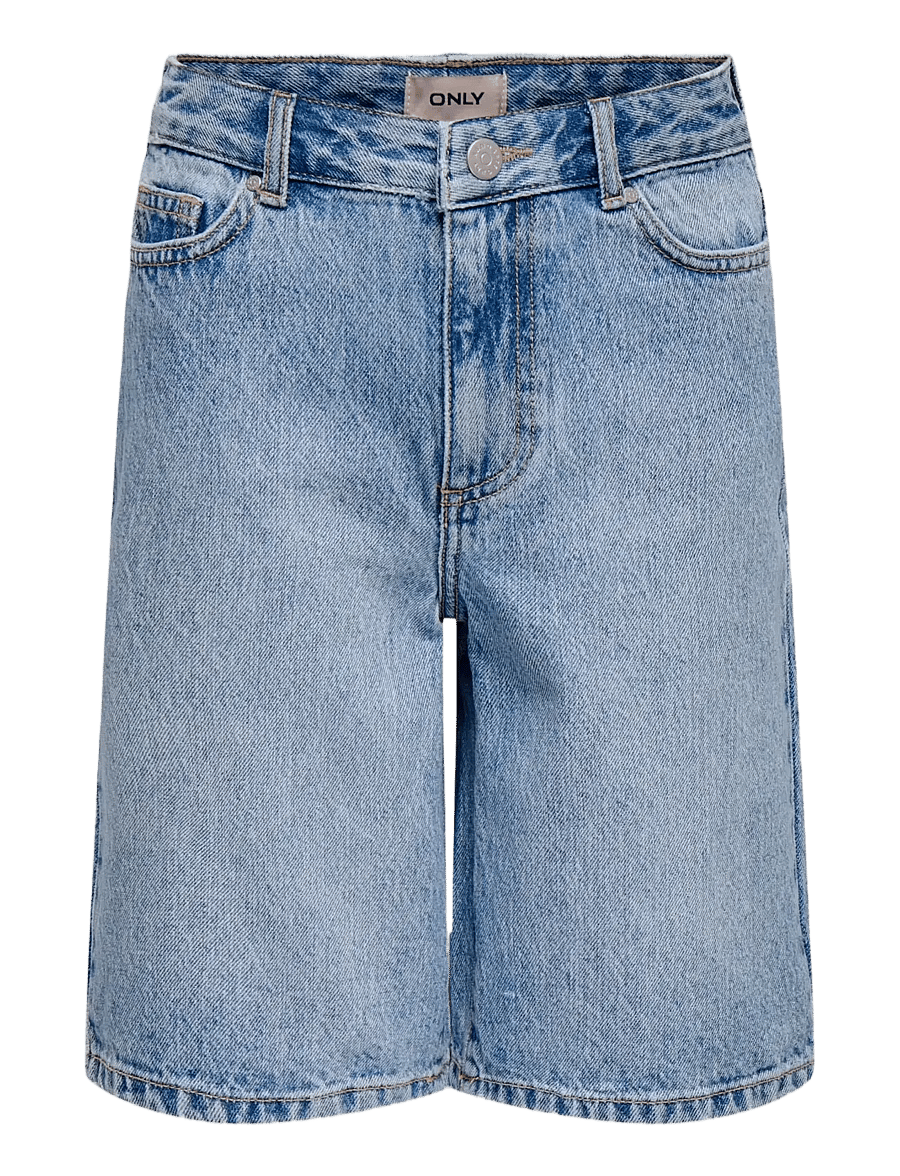 Kids Only - KOGSONNY HW WIDE DNM SHORTS NOOS - jeansshorts - light blue denim - 1