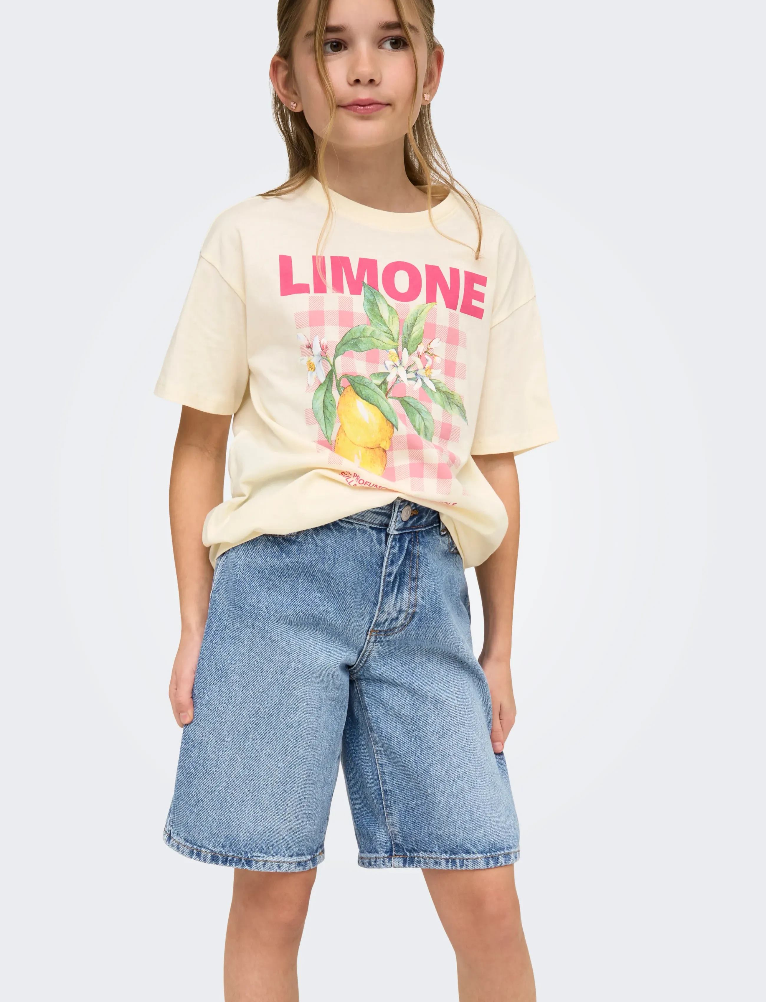 Kids Only - KOGSONNY HW WIDE DNM SHORTS NOOS - denimshorts - light blue denim - 5