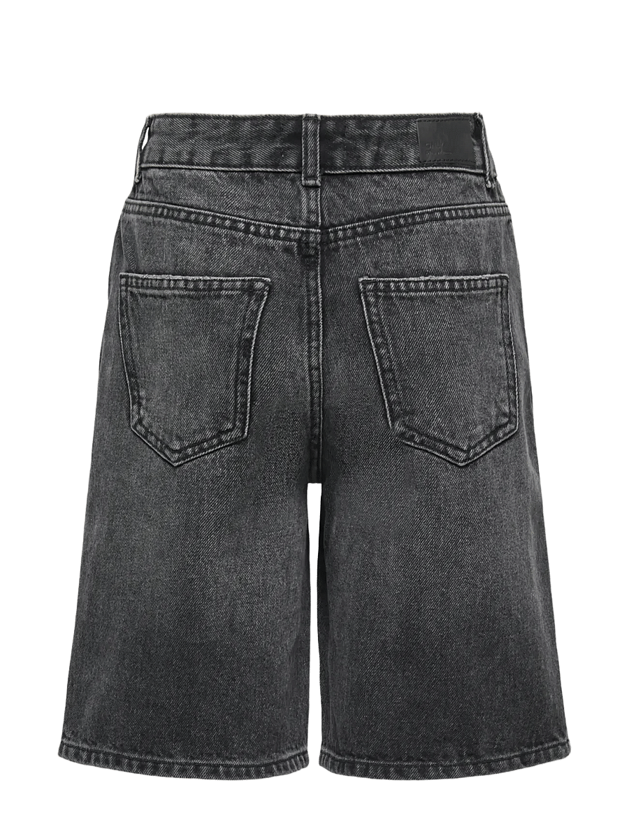 Kids Only - KOGSONNY HW WIDE DNM SHORTS NOOS - denimshorts - washed black - 1