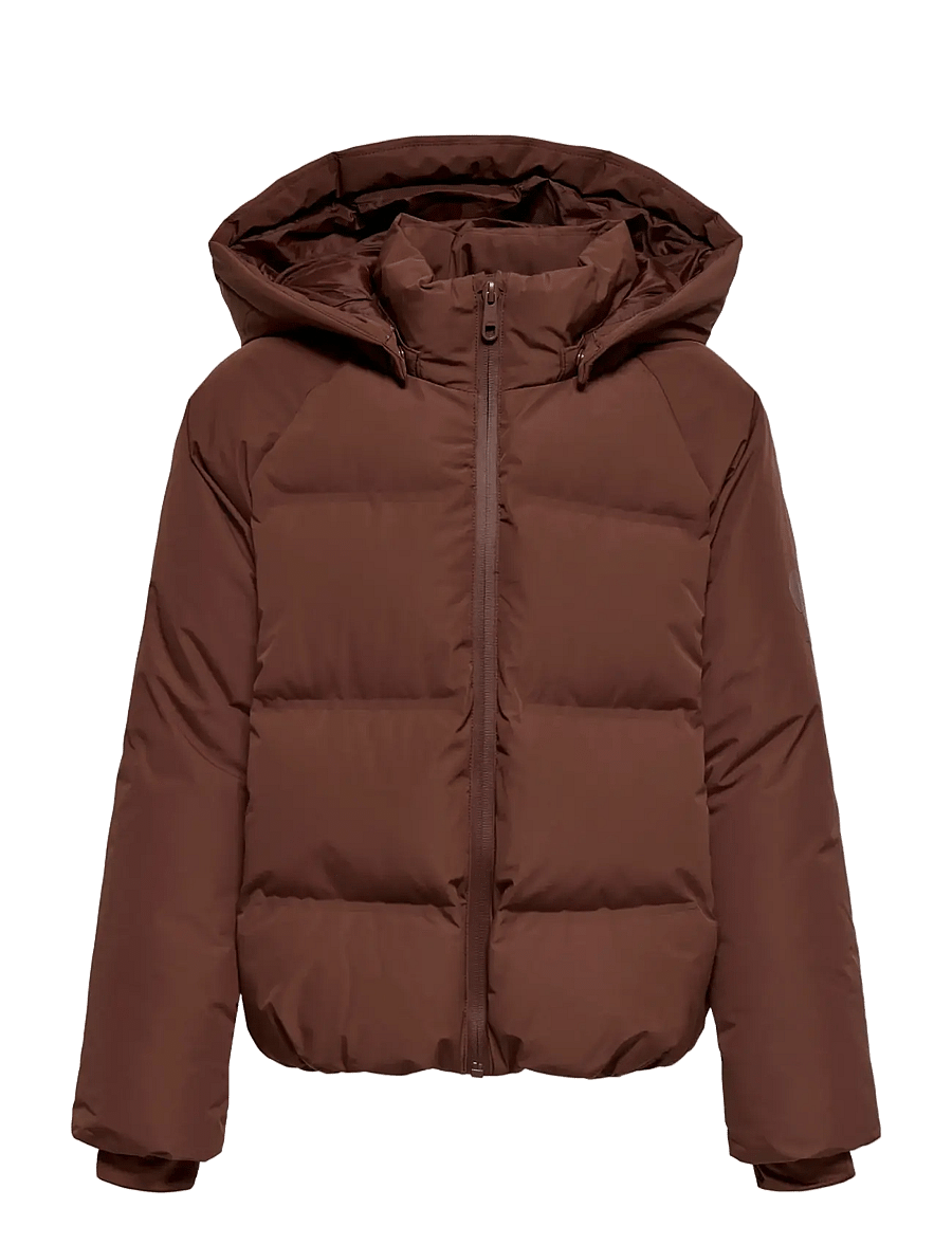 Kids Only - KOGELLIE FUNCTIONAL HOOD JACKET OTW NOOS - soojad ja polsterdatud - brown stone - 0
