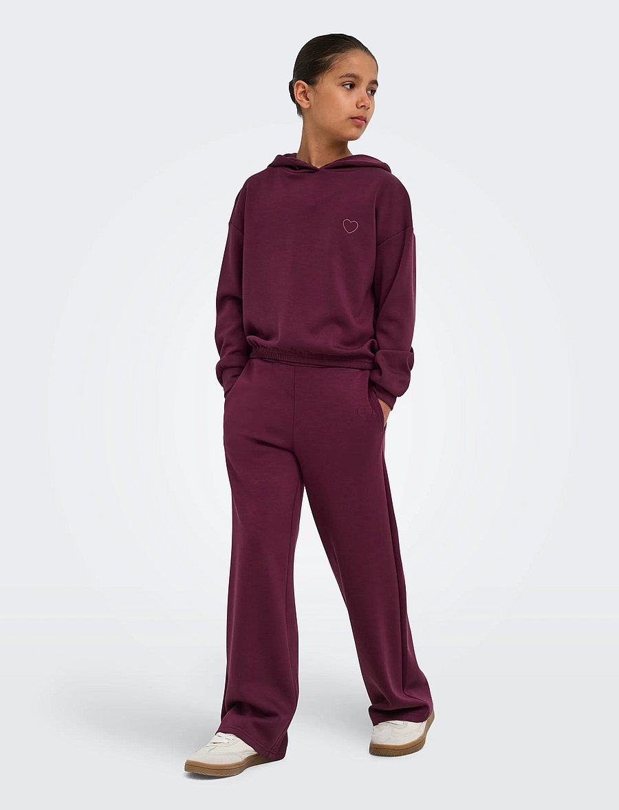 Kids Only - KOGADA-NELLA HEART PANT FR SWT NOOS - jogginghosen - fig - 4