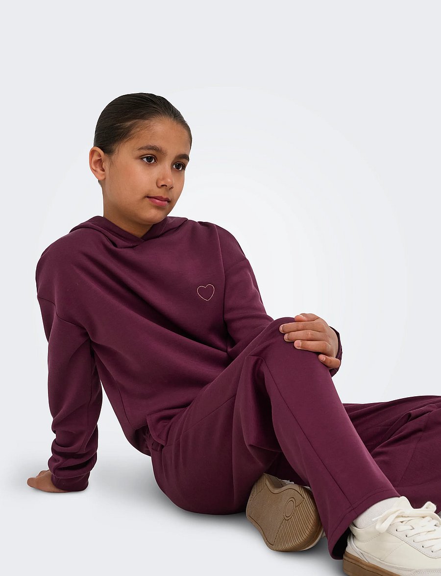 Kids Only - KOGADA-NELLA HEART PANT FR SWT NOOS - jogginghosen - fig - 5