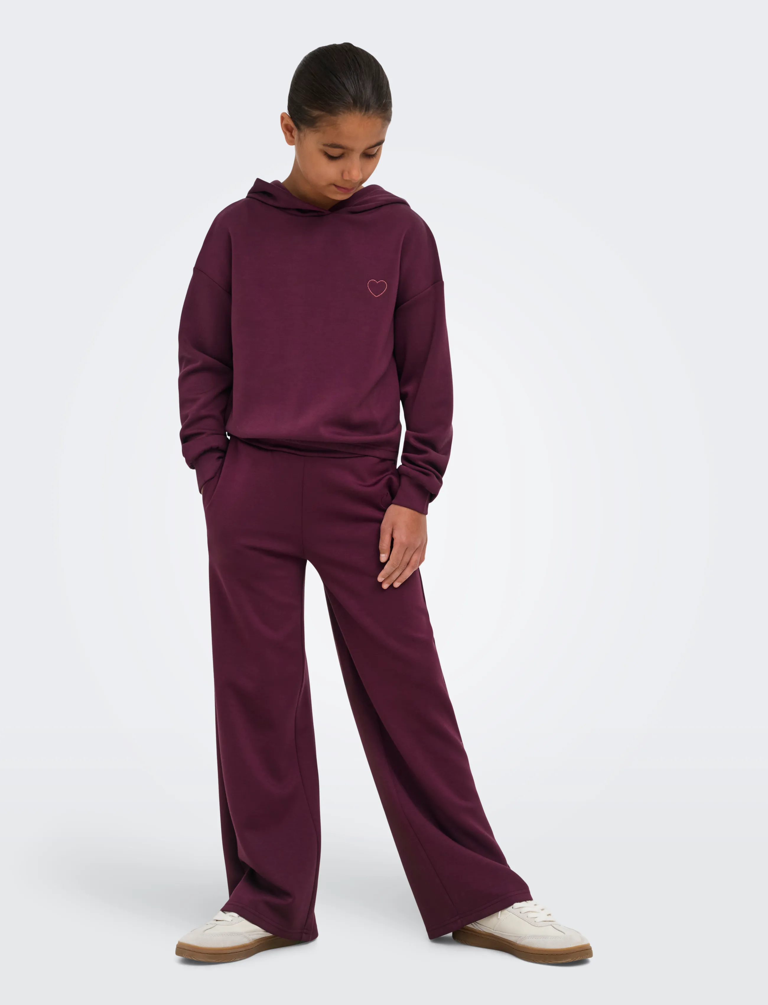 Kids Only - KOGADA-COOPER HEART L/S HOOD FR SWT NOOS - hættetrøjer - fig - 4