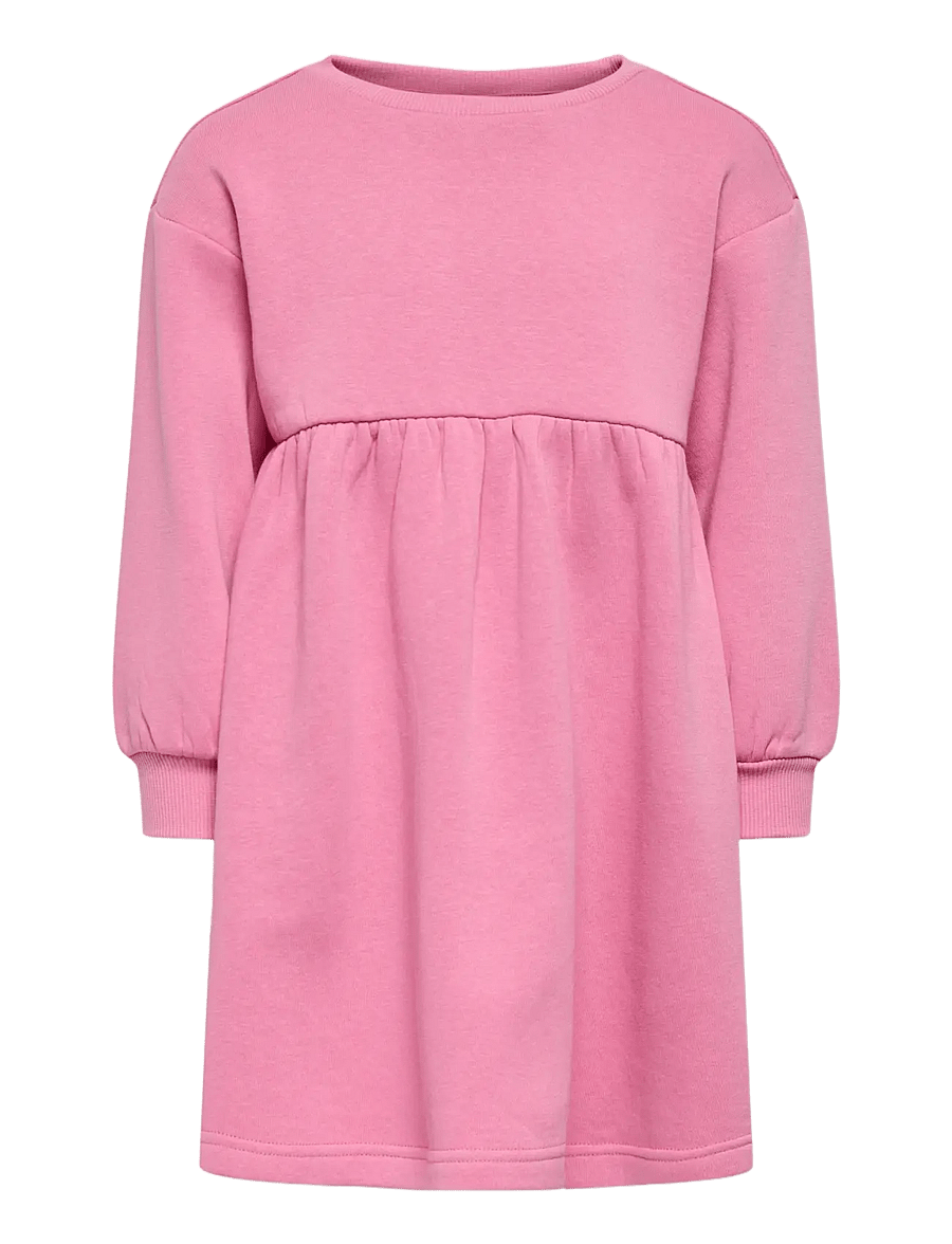 Kids Only - KMGSWEAT L/S O-NECK DRESS SWT - langärmelige babykleider - cashmere rose - 0