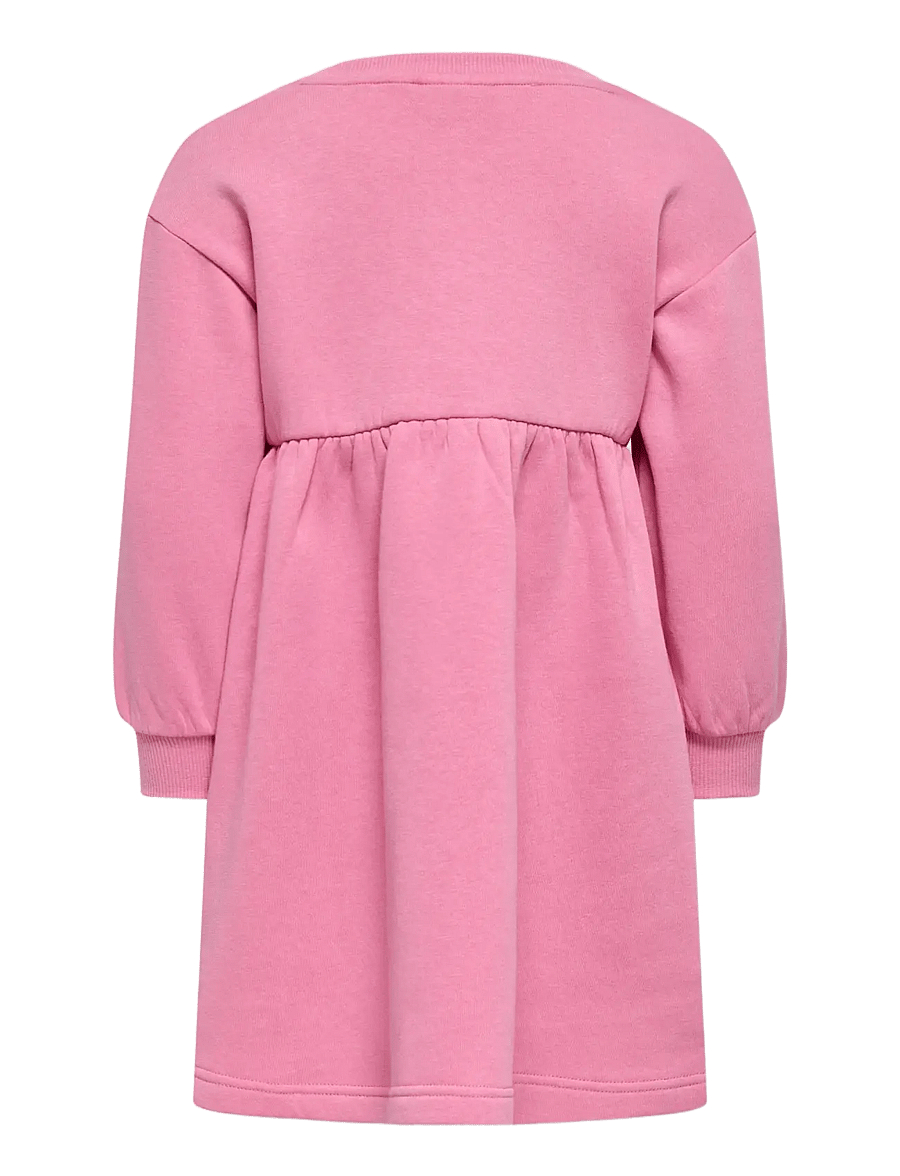 Kids Only - KMGSWEAT L/S O-NECK DRESS SWT - langärmelige babykleider - cashmere rose - 1