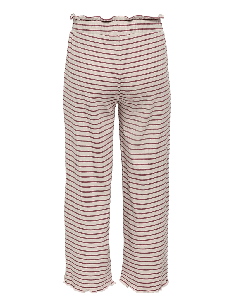 Kids Only - KMGMAUDE LIFE STRIPE WIDE PANT JRS NOOS - babybyxor - oatmeal - 2