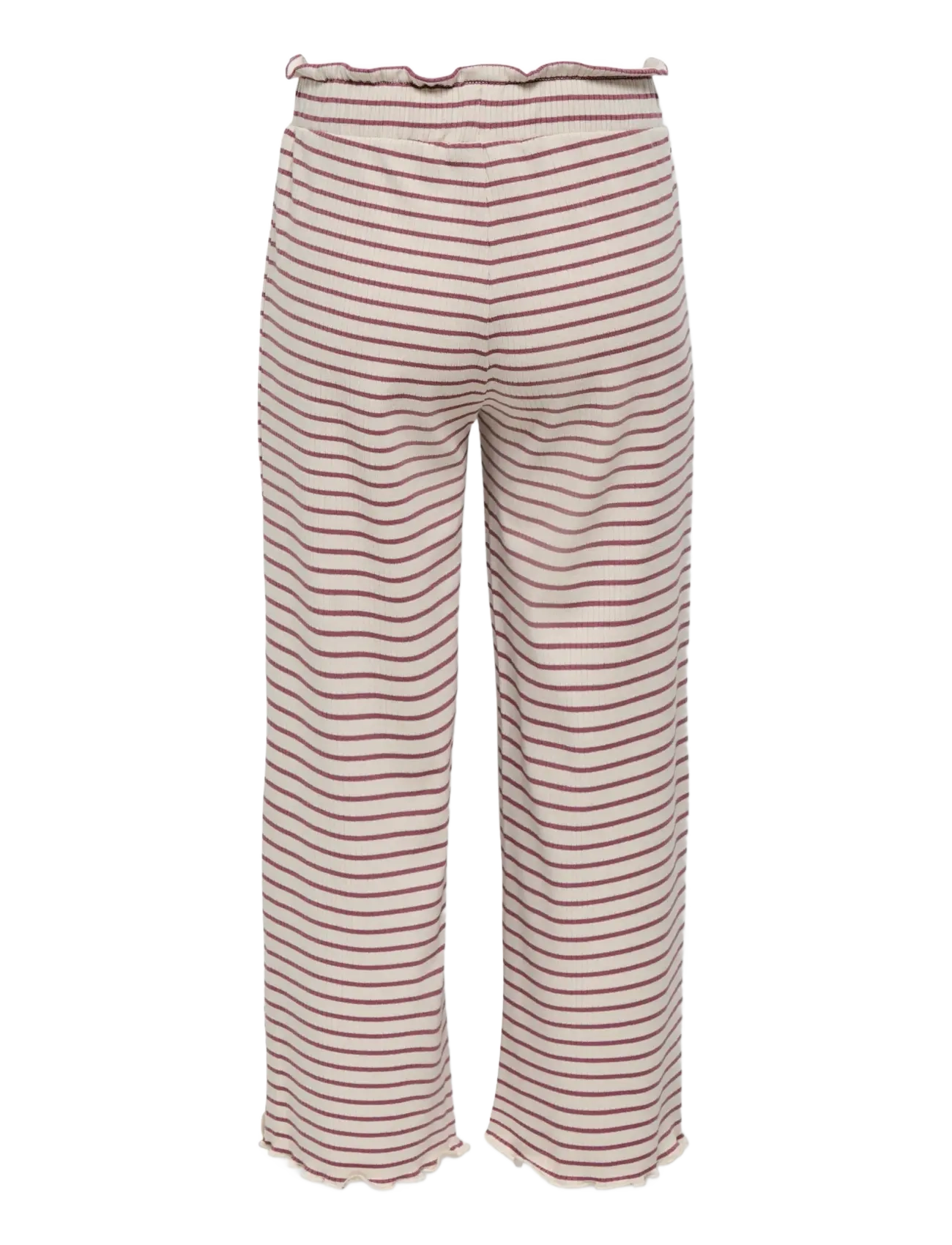 Kids Only - KMGMAUDE LIFE STRIPE WIDE PANT JRS NOOS - babybukser - oatmeal - 2
