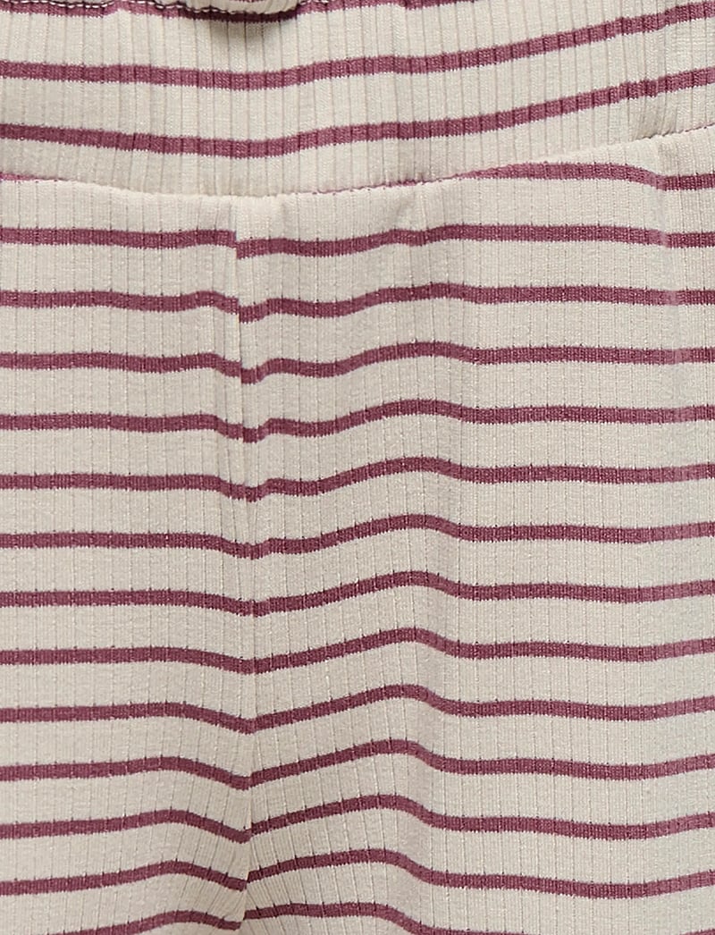 Kids Only - KMGMAUDE LIFE STRIPE WIDE PANT JRS NOOS - babybyxor - oatmeal - 3