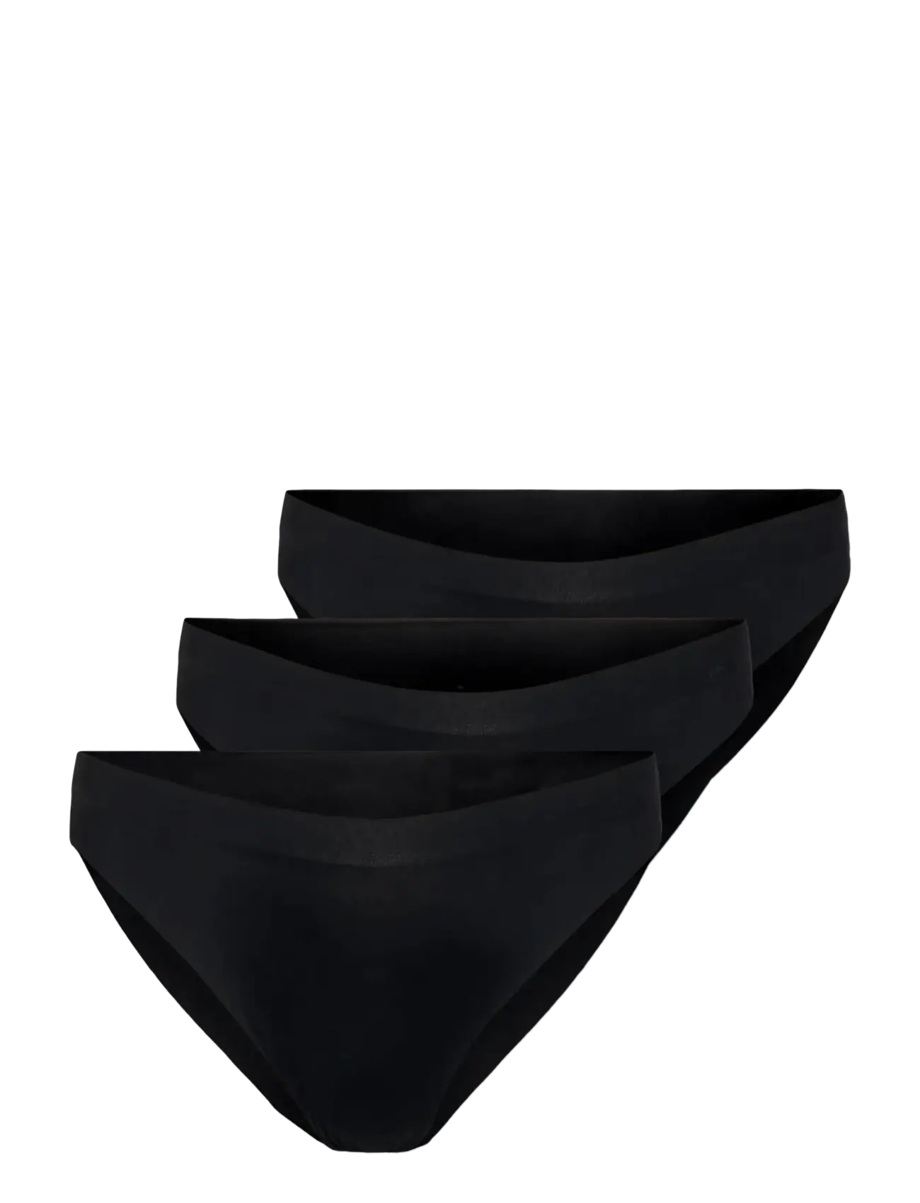 Kids Only KOGTRACY BONDED BRIEF 3-PACK VD ACC - Underkläder - BLACK / black