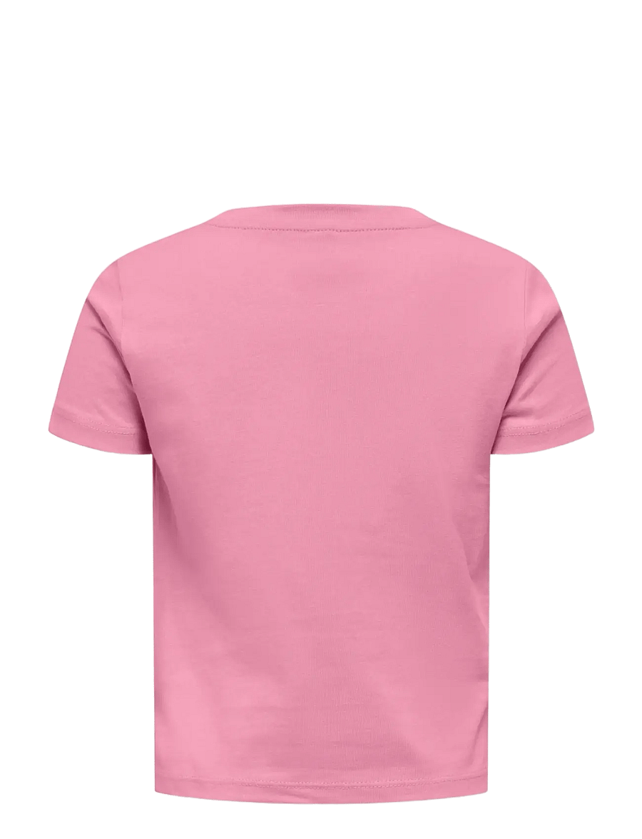 Kids Only - KMGVEGA LIFE SS REG EMB TEE BOX JRS NOOS - korte mouwen - cashmere rose - 2