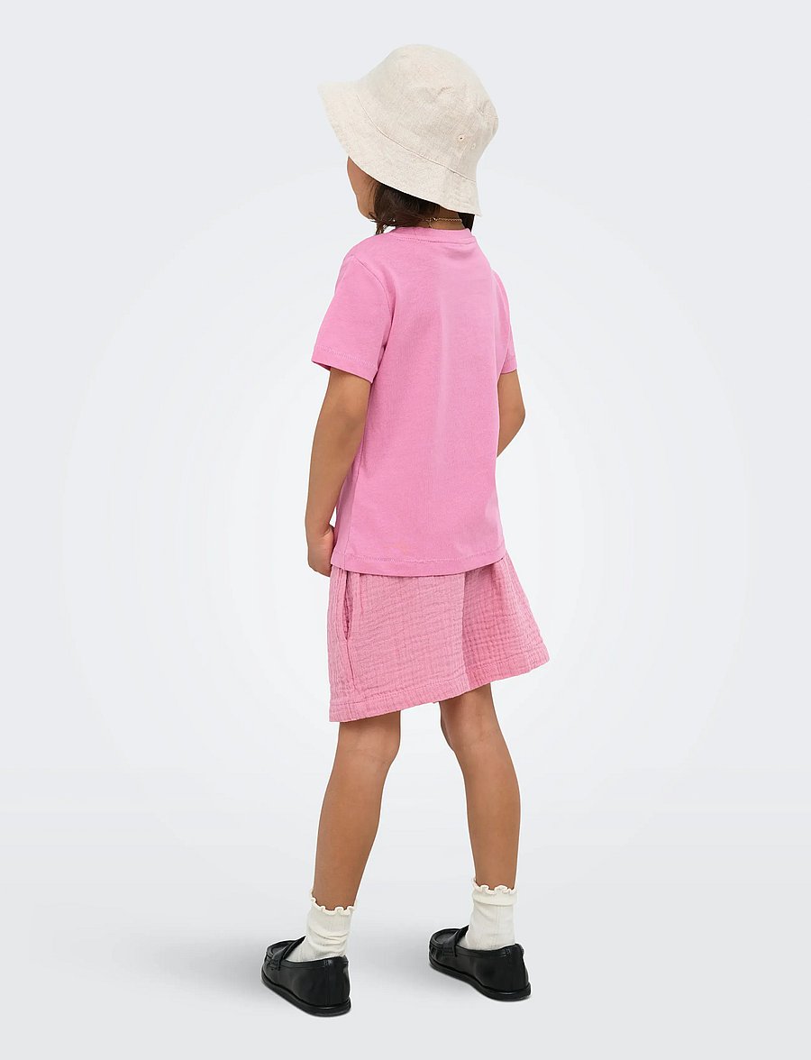 Kids Only - KMGVEGA LIFE SS REG EMB TEE BOX JRS NOOS - korte mouwen - cashmere rose - 3