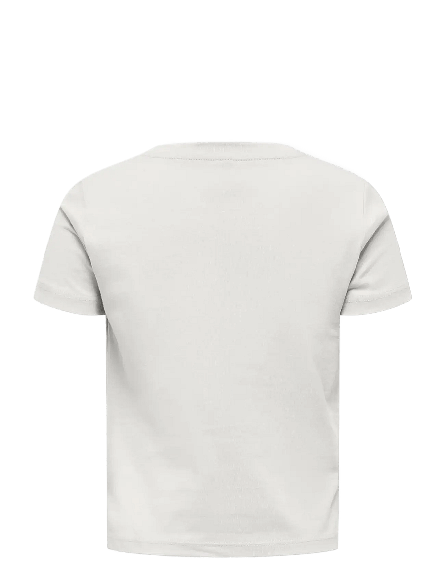 Kids Only - KMGVEGA LIFE SS REG EMB TEE BOX JRS NOOS - korte mouwen - cloud dancer - 2