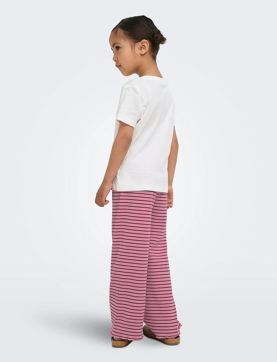 Kids Only - KMGVEGA LIFE SS REG EMB TEE BOX JRS NOOS - korte mouwen - cloud dancer - 3