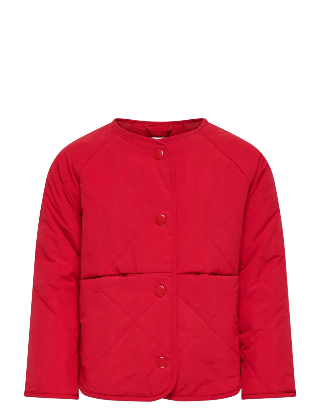 Kids Only Kmgrosalina Quilted Jacket Otw Noos, 104, Red, Jakker & Frakker > Quiltede Jakker, Børn