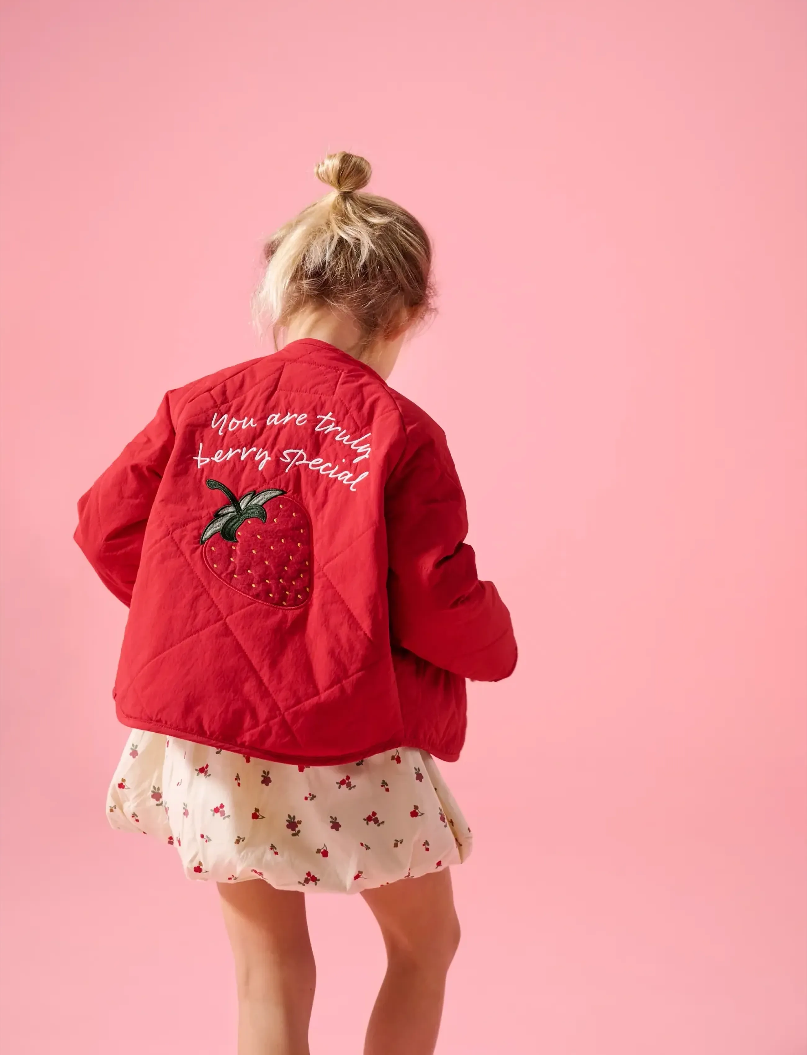 Kids Only - KMGROSALINA QUILTED JACKET OTW NOOS - quiltede jakker - barbados cherry - 4