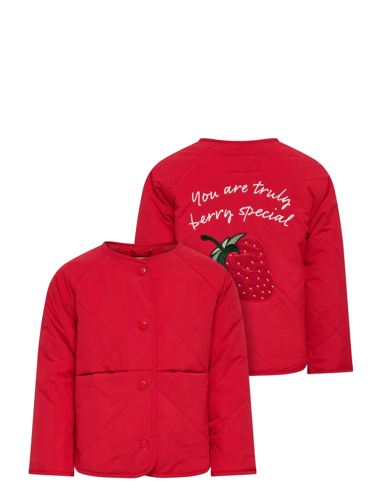 Kids Only - KMGROSALINA QUILTED JACKET OTW NOOS - quiltede jakker - barbados cherry - 2