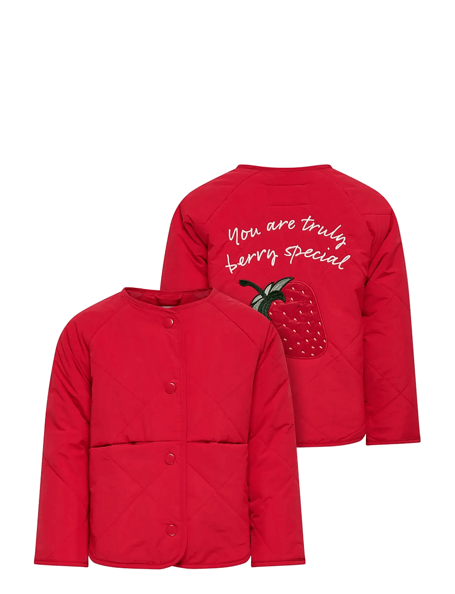 Kids Only - KMGROSALINA QUILTED JACKET OTW NOOS - quiltede jakker - barbados cherry - 2