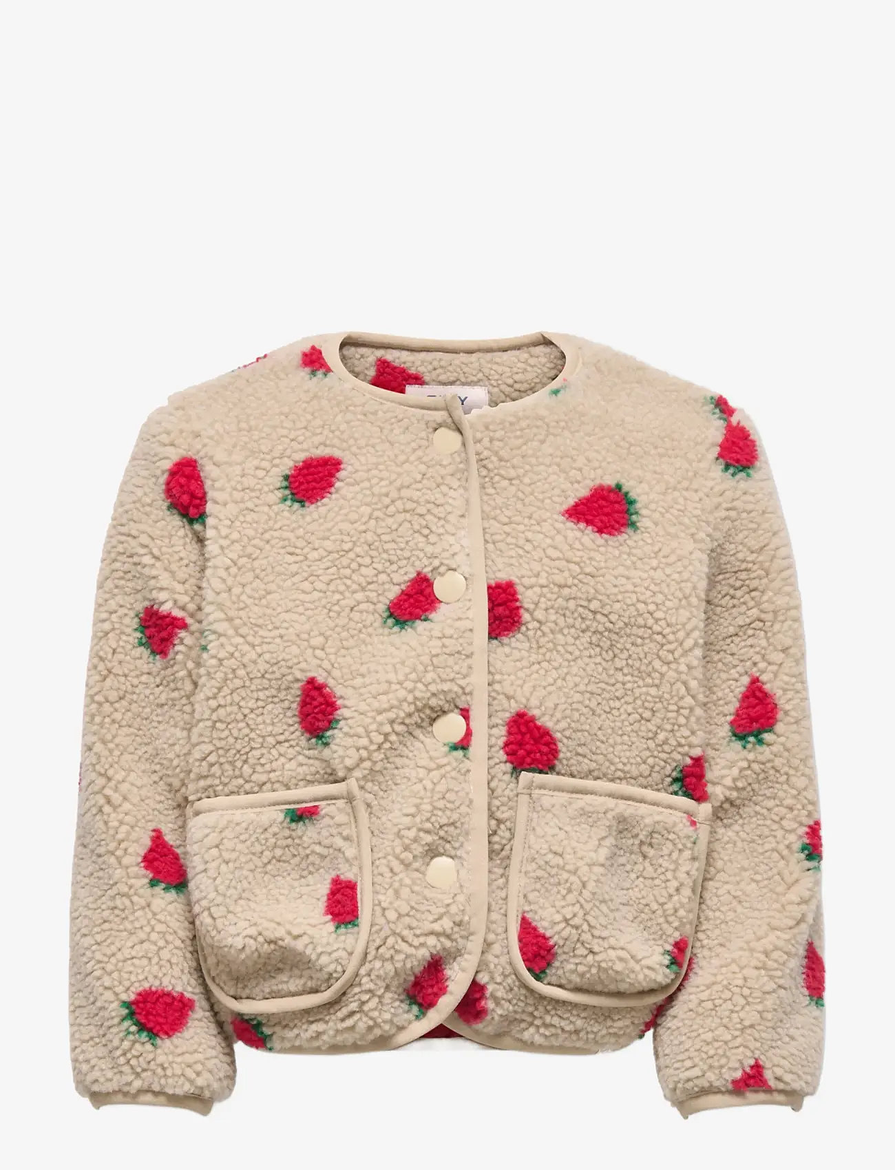 Kids Only - KMGHOKY L/S TEDDY JACKET OTW NOOS - fleecejakker - silver mink - 1