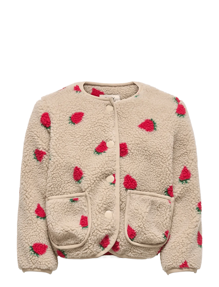 Kids Only - KMGHOKY L/S TEDDY JACKET OTW NOOS - fleecejacken - silver mink - 1