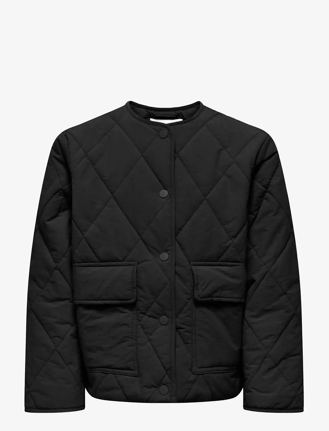Kids Only - KOGROSALINA QUILTED JACKET VD OTW NOOS - steppjacken - black - 0