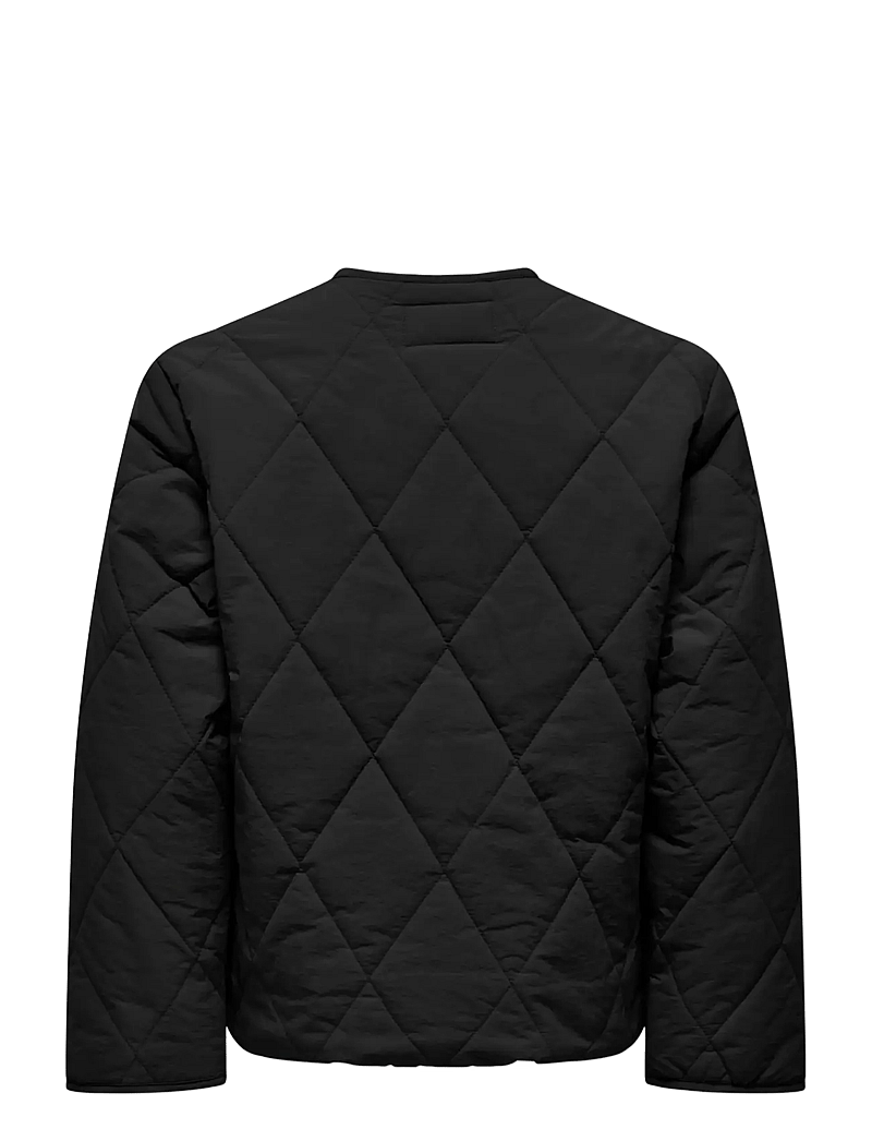 Kids Only - KOGROSALINA QUILTED JACKET VD OTW NOOS - steppjacken - black - 1
