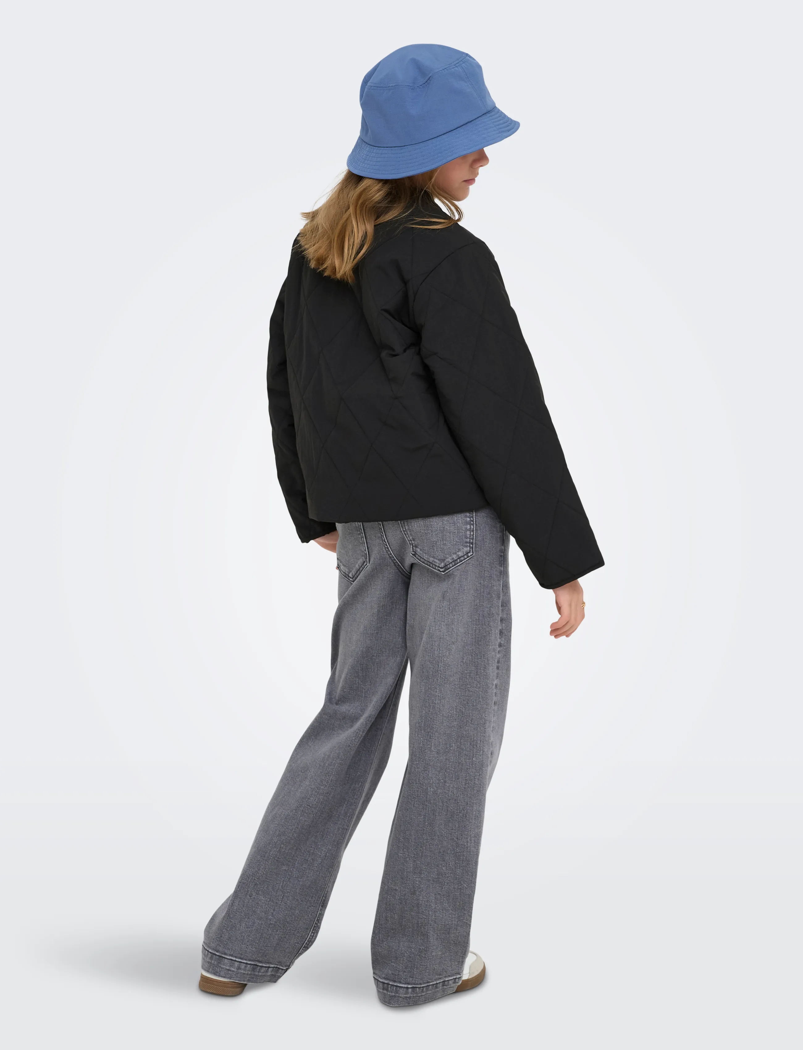 Kids Only - KOGROSALINA QUILTED JACKET VD OTW NOOS - quiltede jakker - black - 3