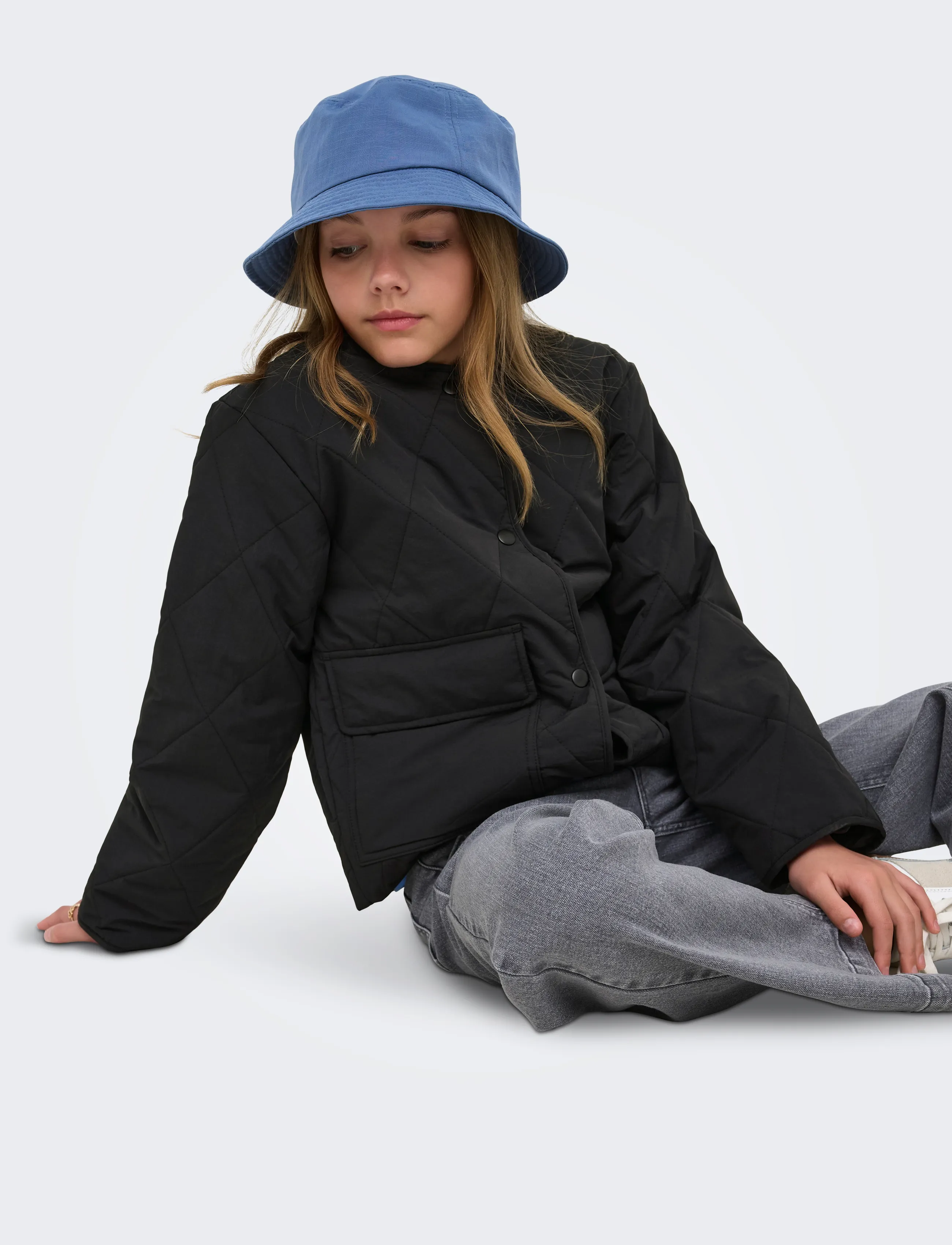 Kids Only - KOGROSALINA QUILTED JACKET VD OTW NOOS - quiltede jakker - black - 5