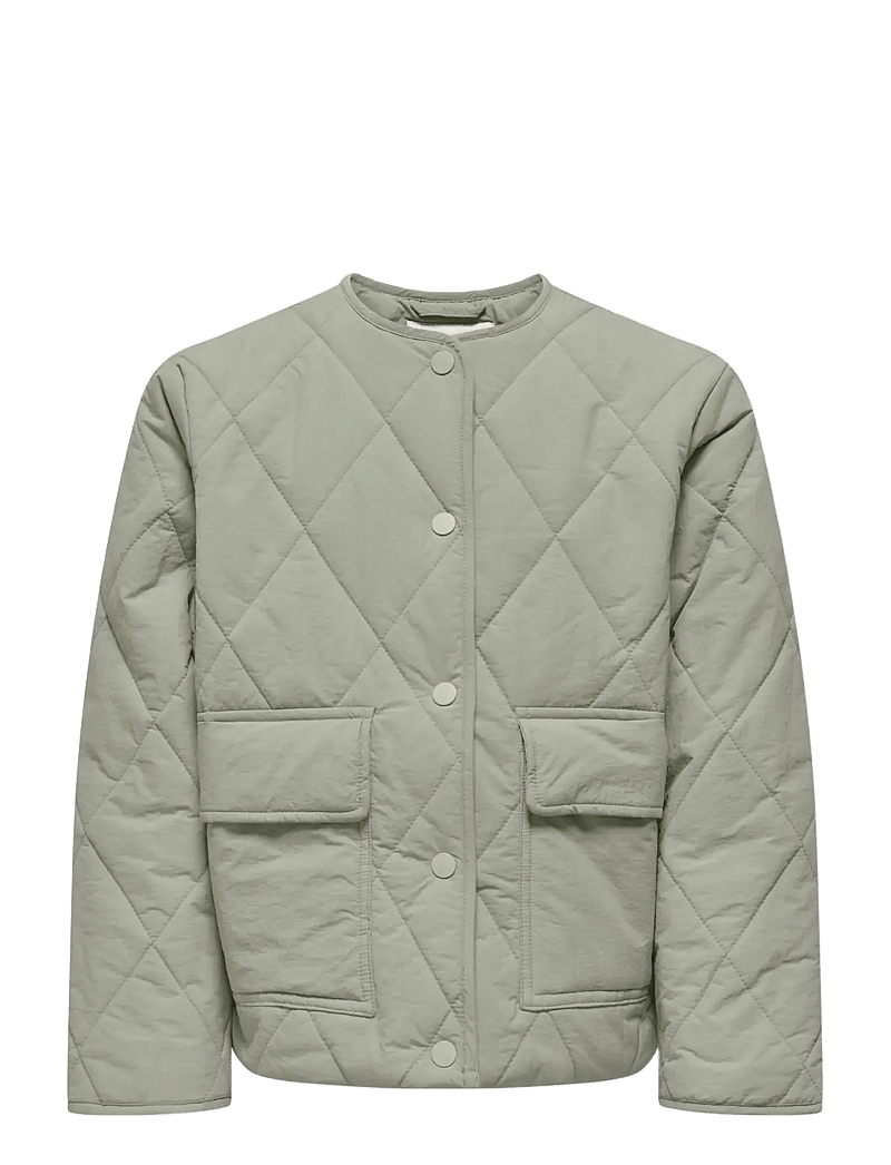 Kids Only - KOGROSALINA QUILTED JACKET VD OTW NOOS - tepitud jakid - seagrass - 0