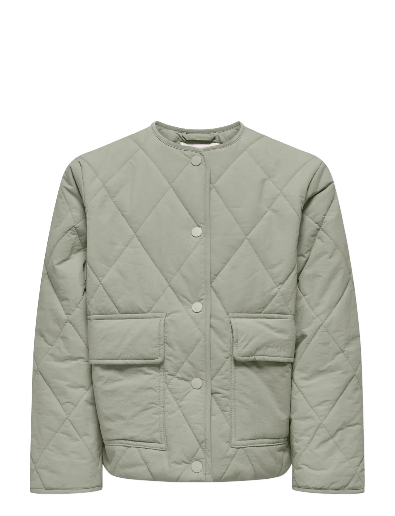 Kids Only KOGROSALINA QUILTED JACKET VD OTW NOOS - Steppjacken - SEAGRASS / green