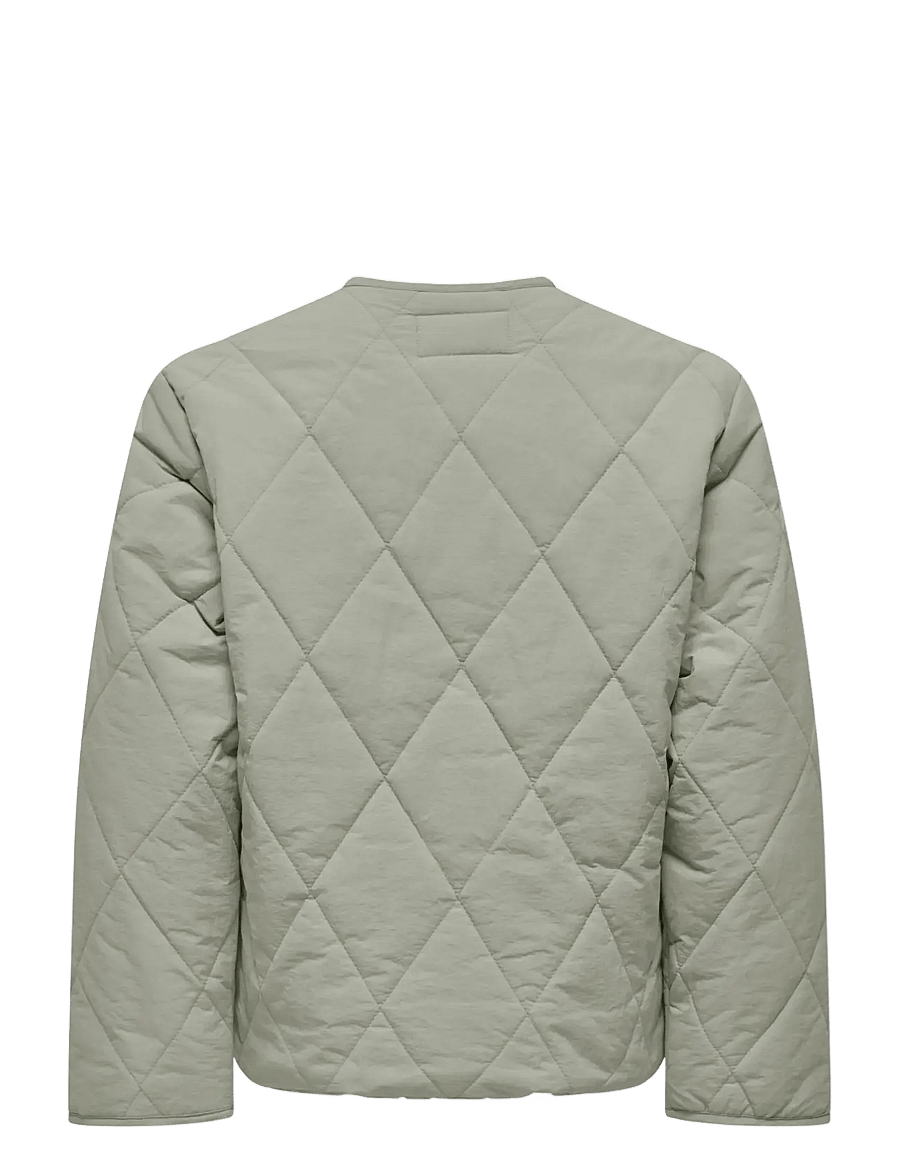 Kids Only - KOGROSALINA QUILTED JACKET VD OTW NOOS - quiltede jakker - seagrass - 2