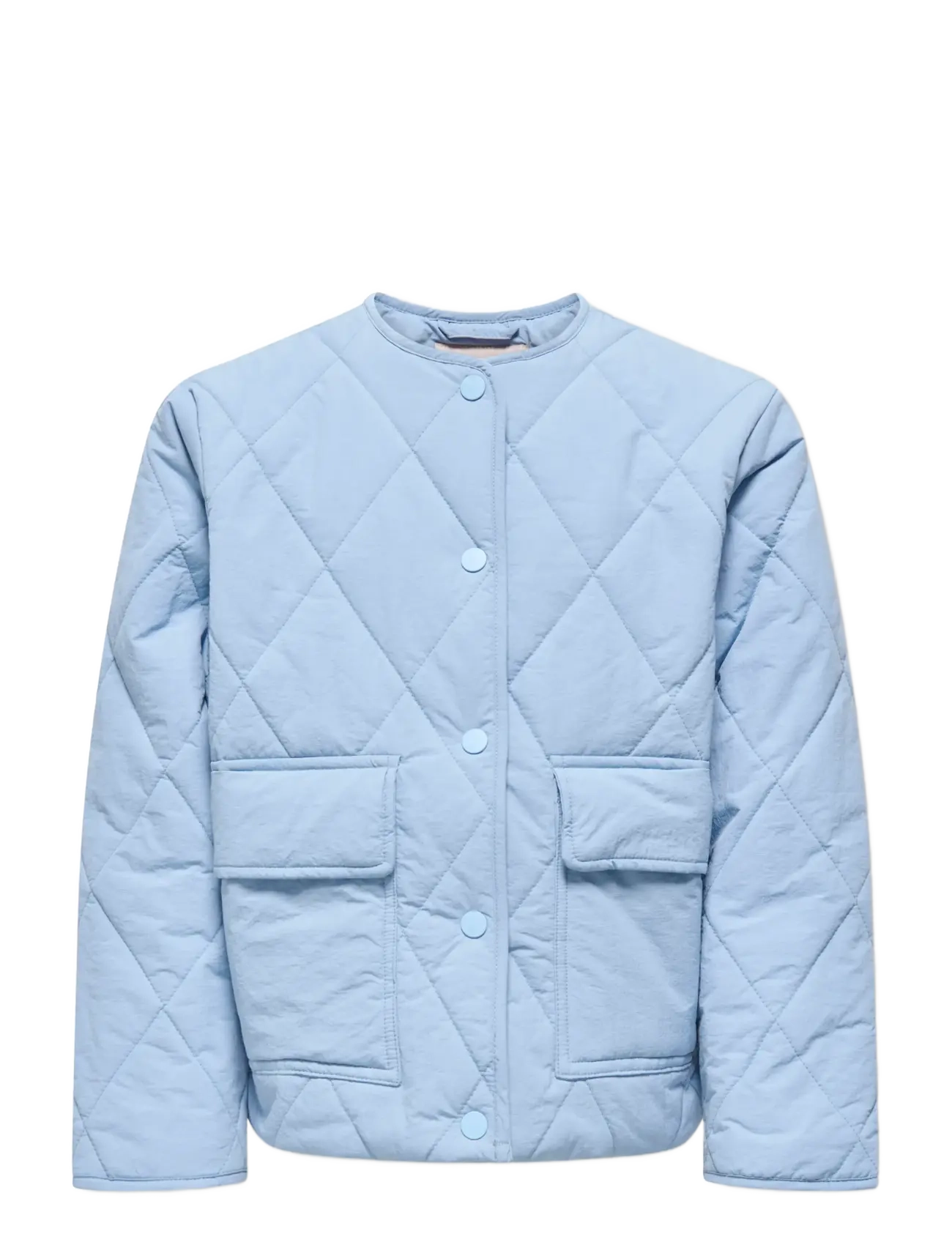 Kids Only KOGROSALINA QUILTED JACKET VD OTW NOOS - Steppjacken - SOFT CHAMBRAY / blue