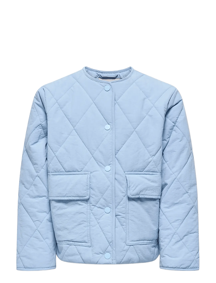 Kids Only - KOGROSALINA QUILTED JACKET VD OTW NOOS - quiltede jakker - soft chambray - 1