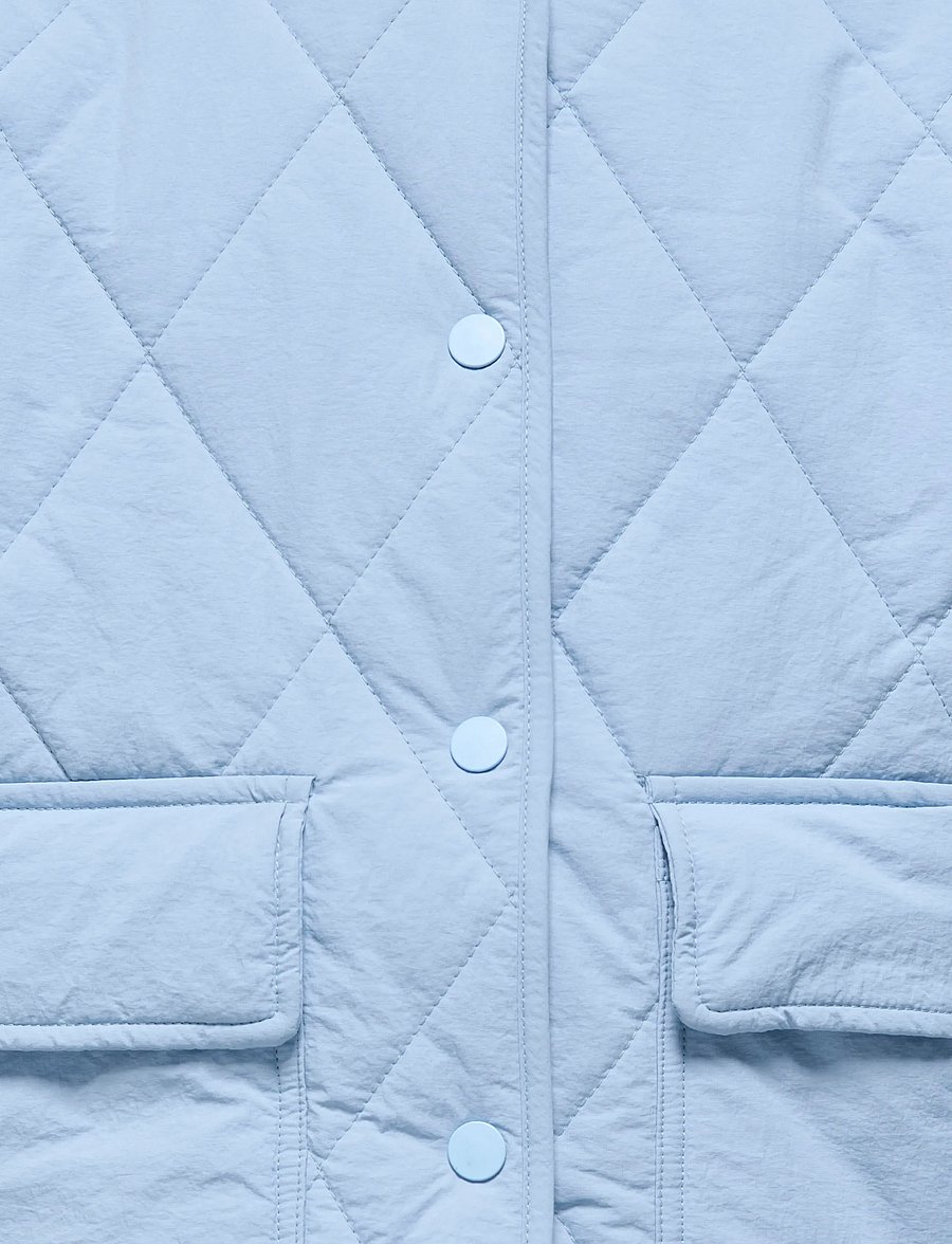 Kids Only - KOGROSALINA QUILTED JACKET VD OTW NOOS - quiltede jakker - soft chambray - 3
