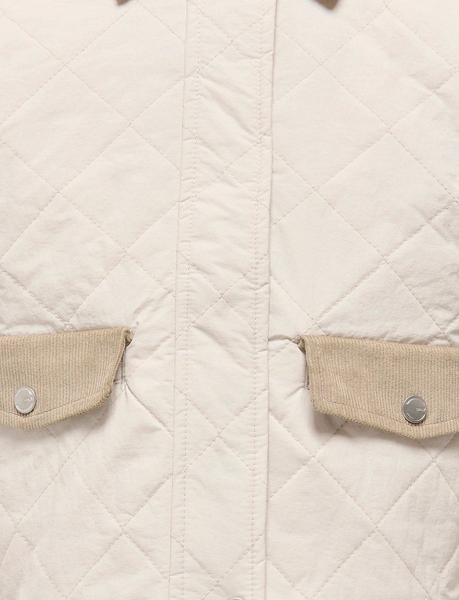 Kids Only - KOGROSALINA QUILTED MIX JACKET VD OTW - steppjacken - moonbeam - 2