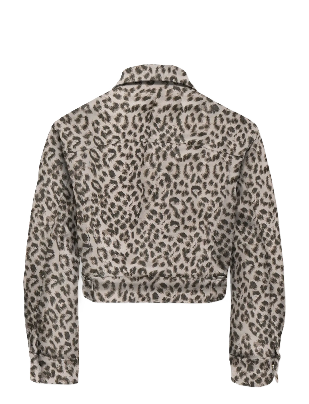 Kids Only - KOGANLIE-ANIMAL L/S JACKET VD PNT - denimjakker - silver lining - 1