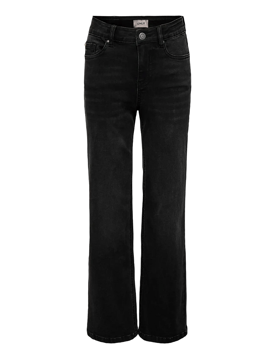 Kids Only - KOGJUICY-WAUW HW WIDE DNM GUA006 NOOS - brede jeans - washed black - 1
