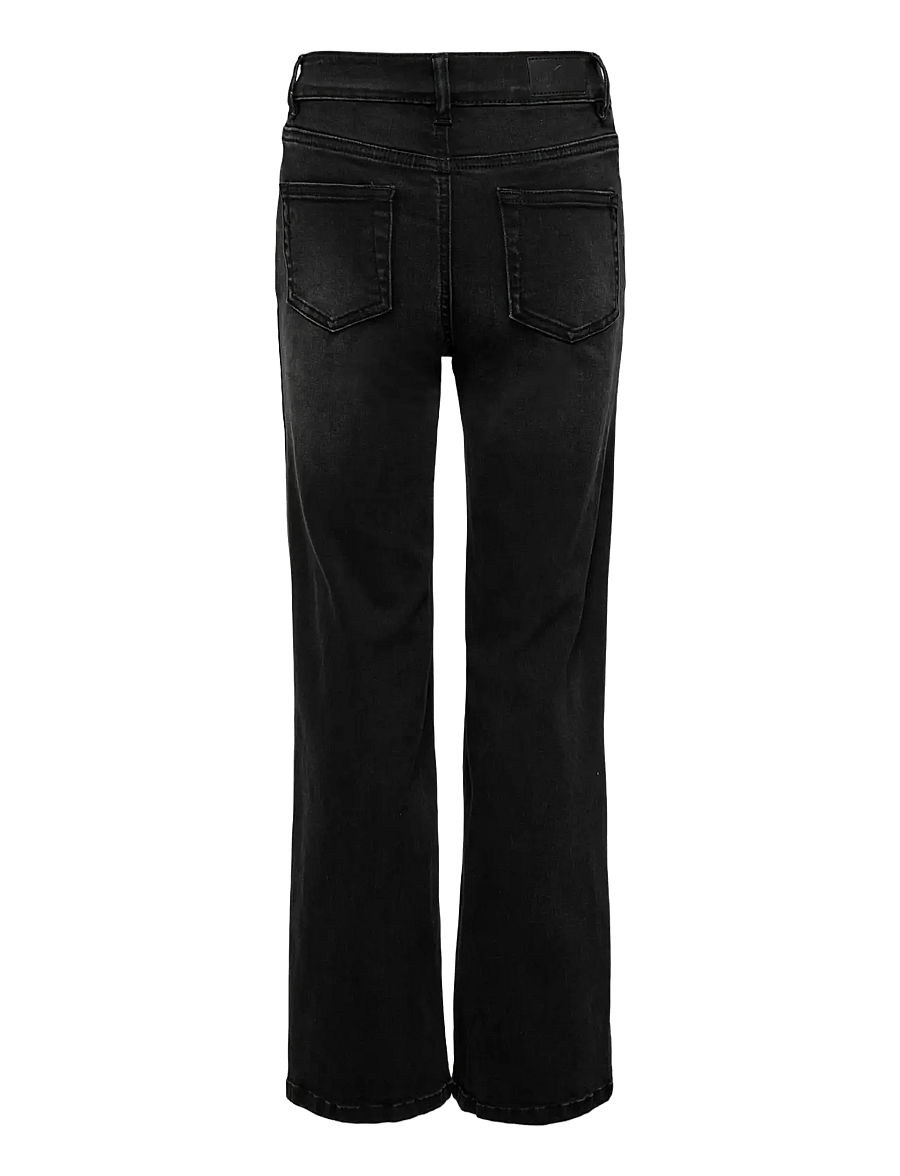 Kids Only - KOGJUICY-WAUW HW WIDE DNM GUA006 NOOS - brede jeans - washed black - 2