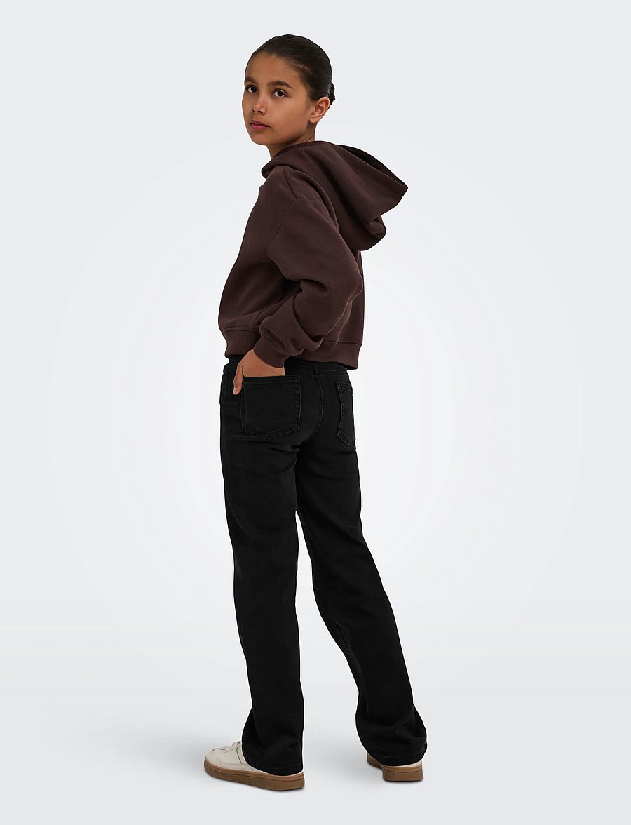 Kids Only - KOGJUICY-WAUW HW WIDE DNM GUA006 NOOS - brede jeans - washed black - 3
