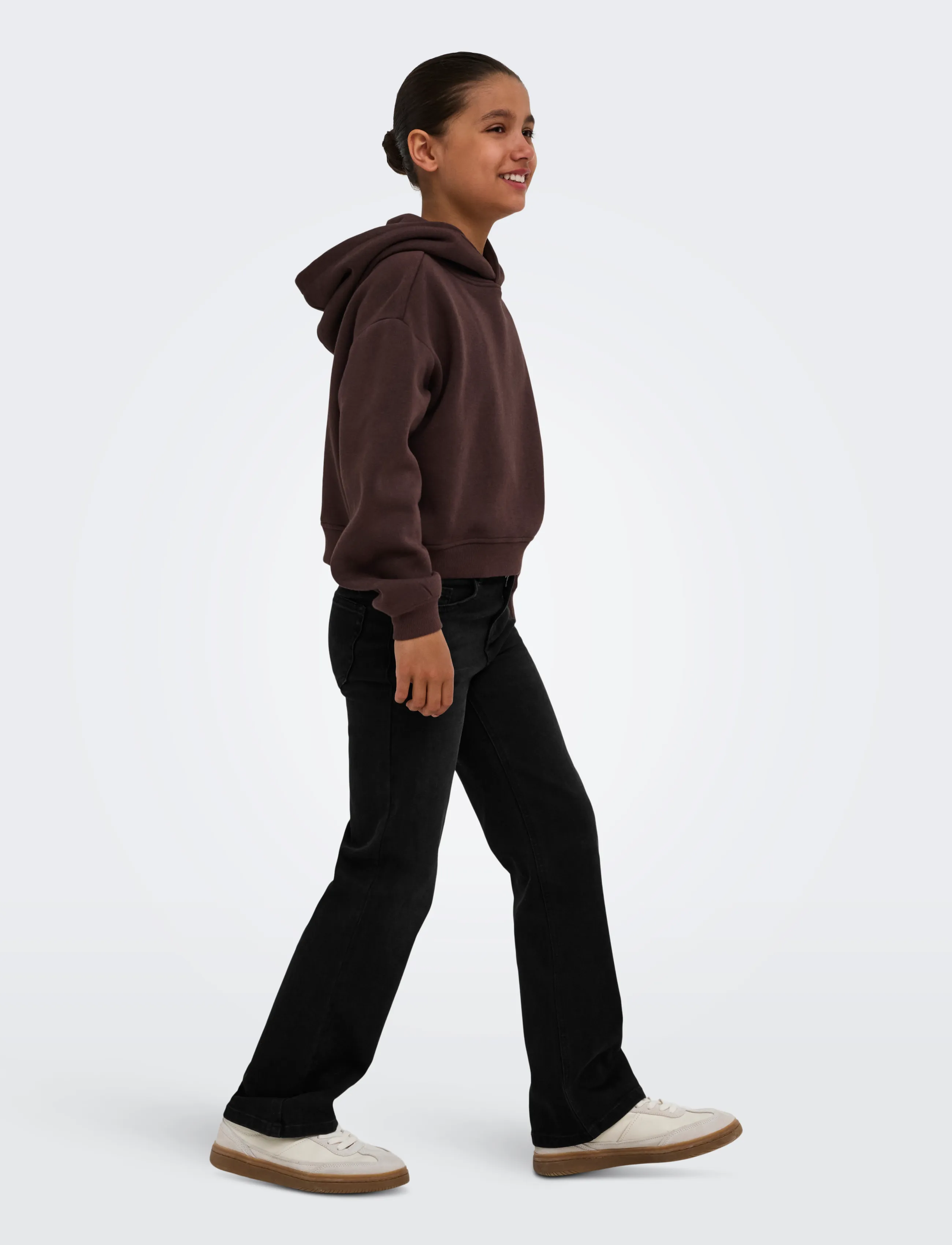 Kids Only - KOGJUICY-WAUW HW WIDE DNM GUA006 NOOS - brede jeans - washed black - 4