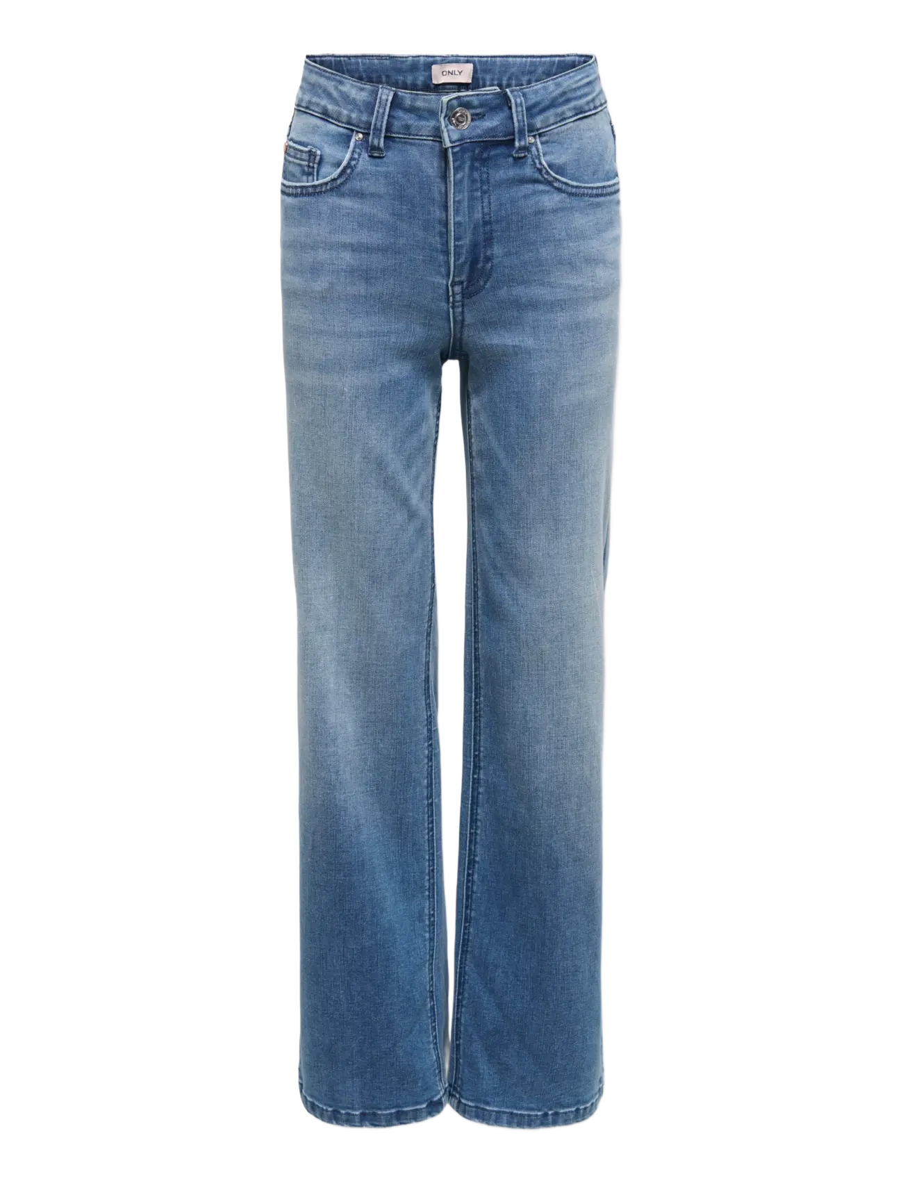 Kids Only KOGJUICY-WAUW HW WIDE DNM GUA113 NOOS - Brede jeans - MEDIUM BLUE DENIM / blue