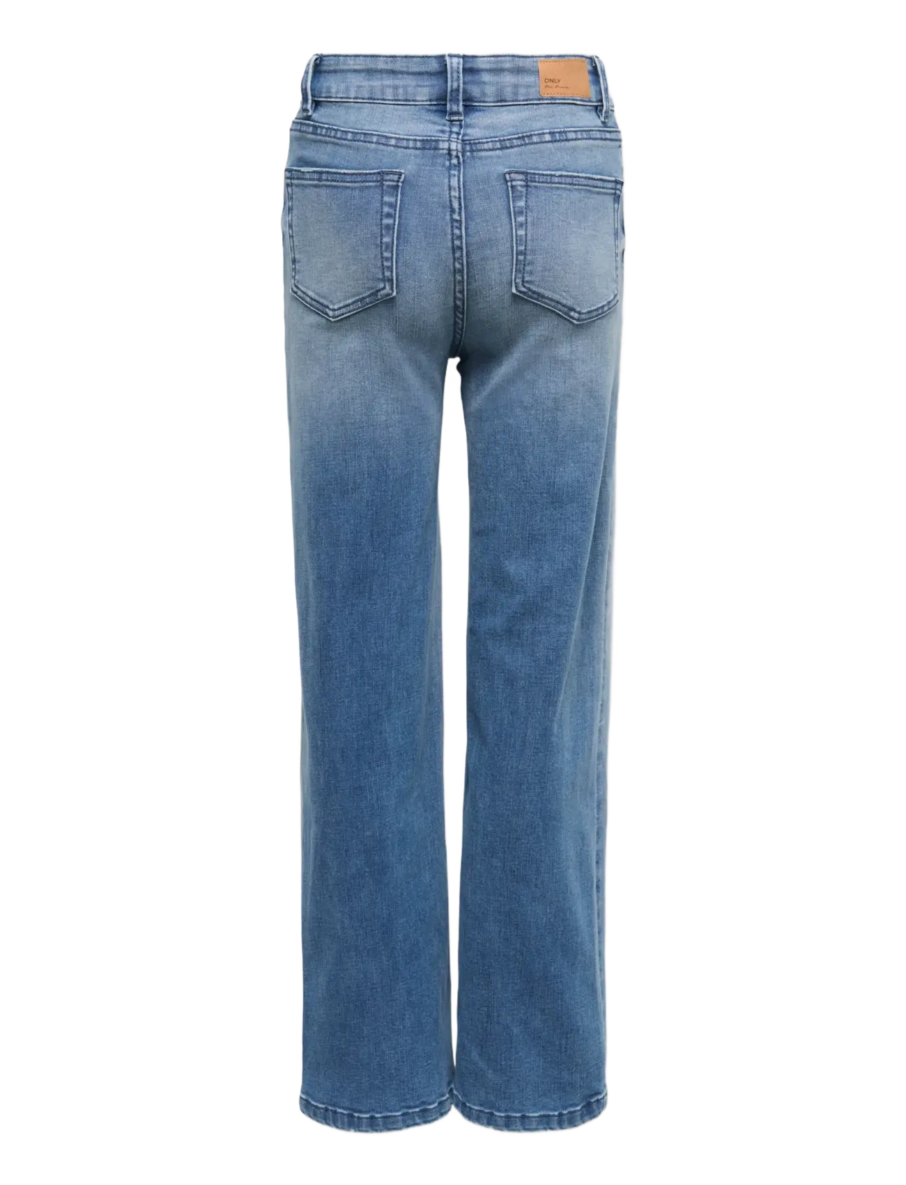 Kids Only - KOGJUICY-WAUW HW WIDE DNM GUA113 NOOS - brede jeans - medium blue denim - 2